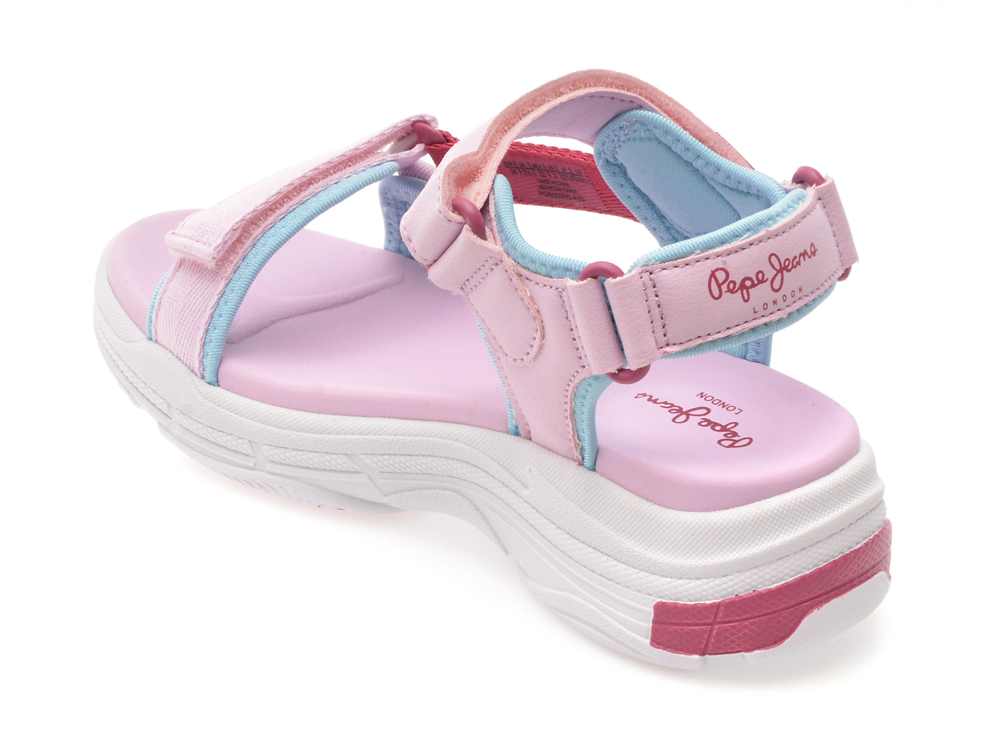 Sandale PEPE JEANS mov, MAVEL TOP G, din material textil