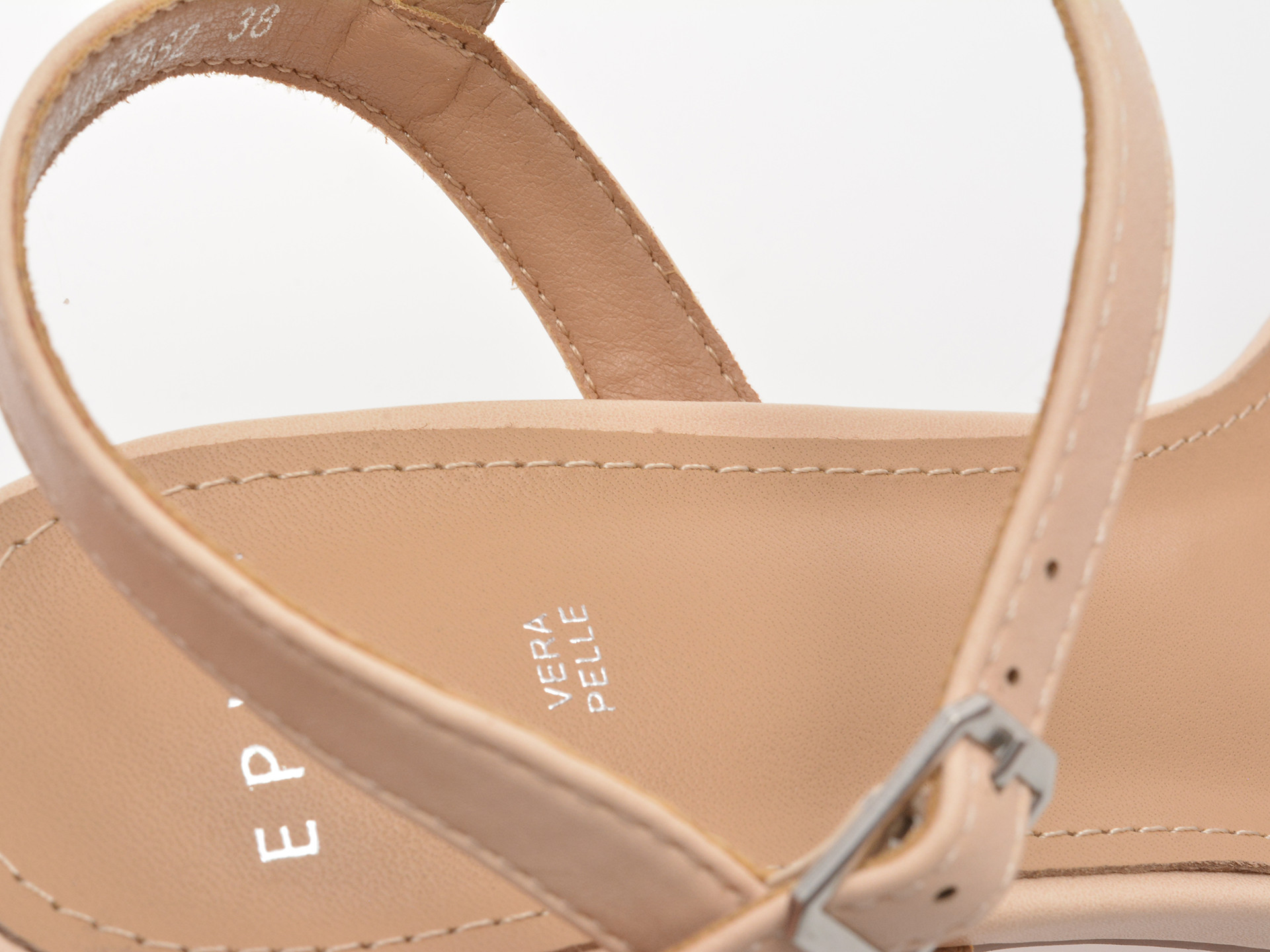 Sandale elegante EPICA bej, 82982, din piele ecologica
