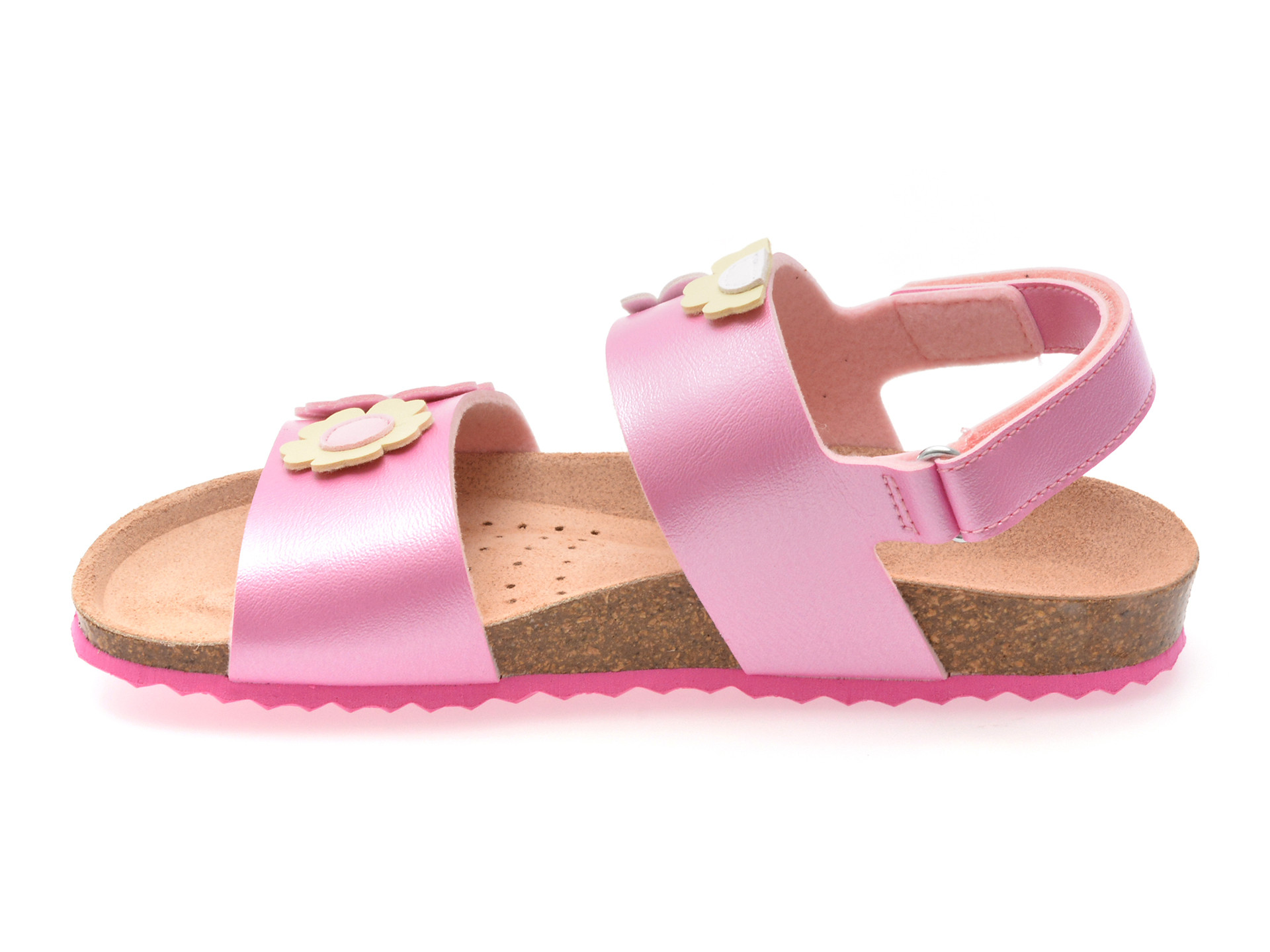 Sandale GEOX roz, J558MD, din piele ecologica