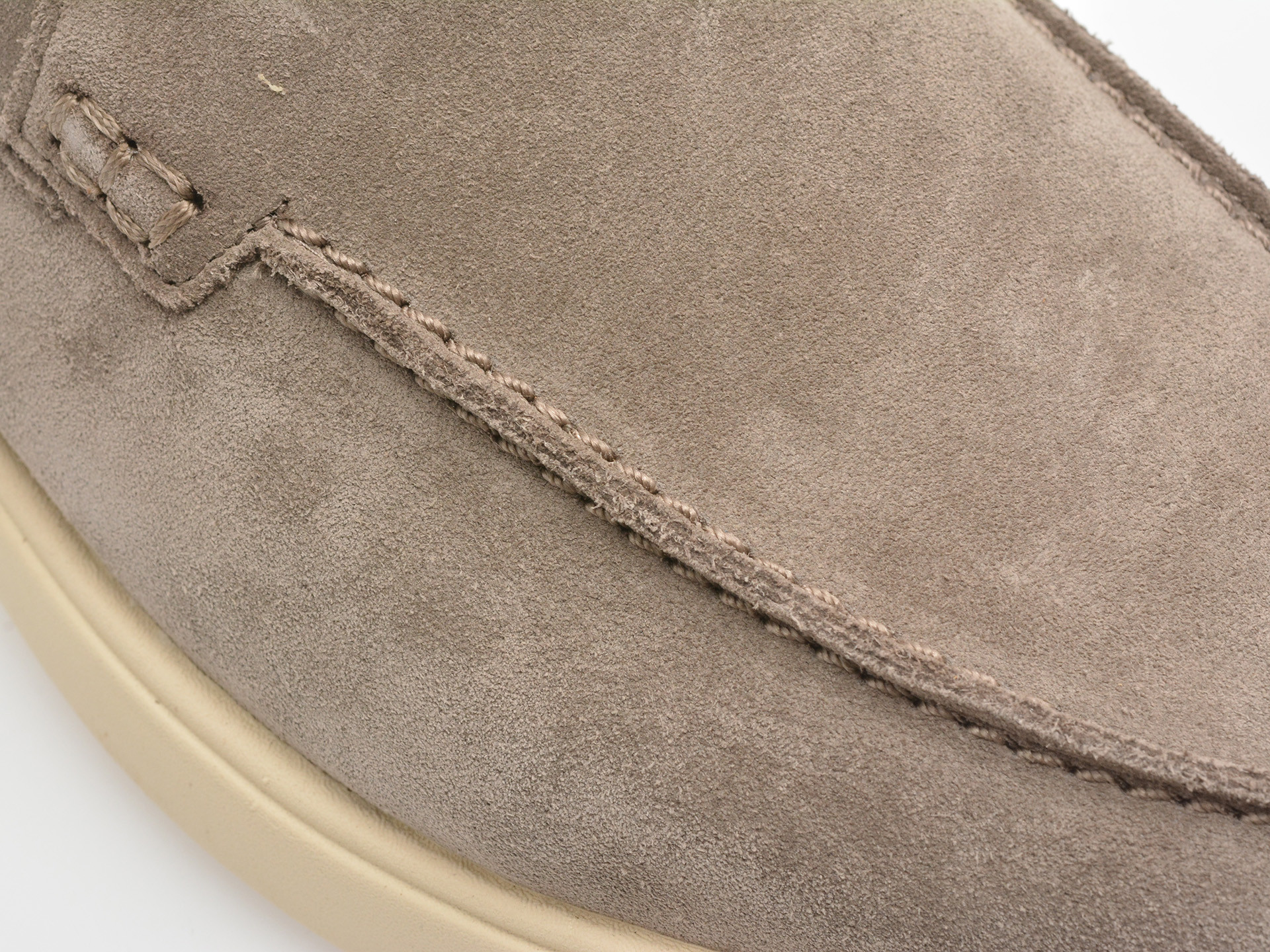 Mocasini GEOX gri, U55LAD, din piele intoarsa