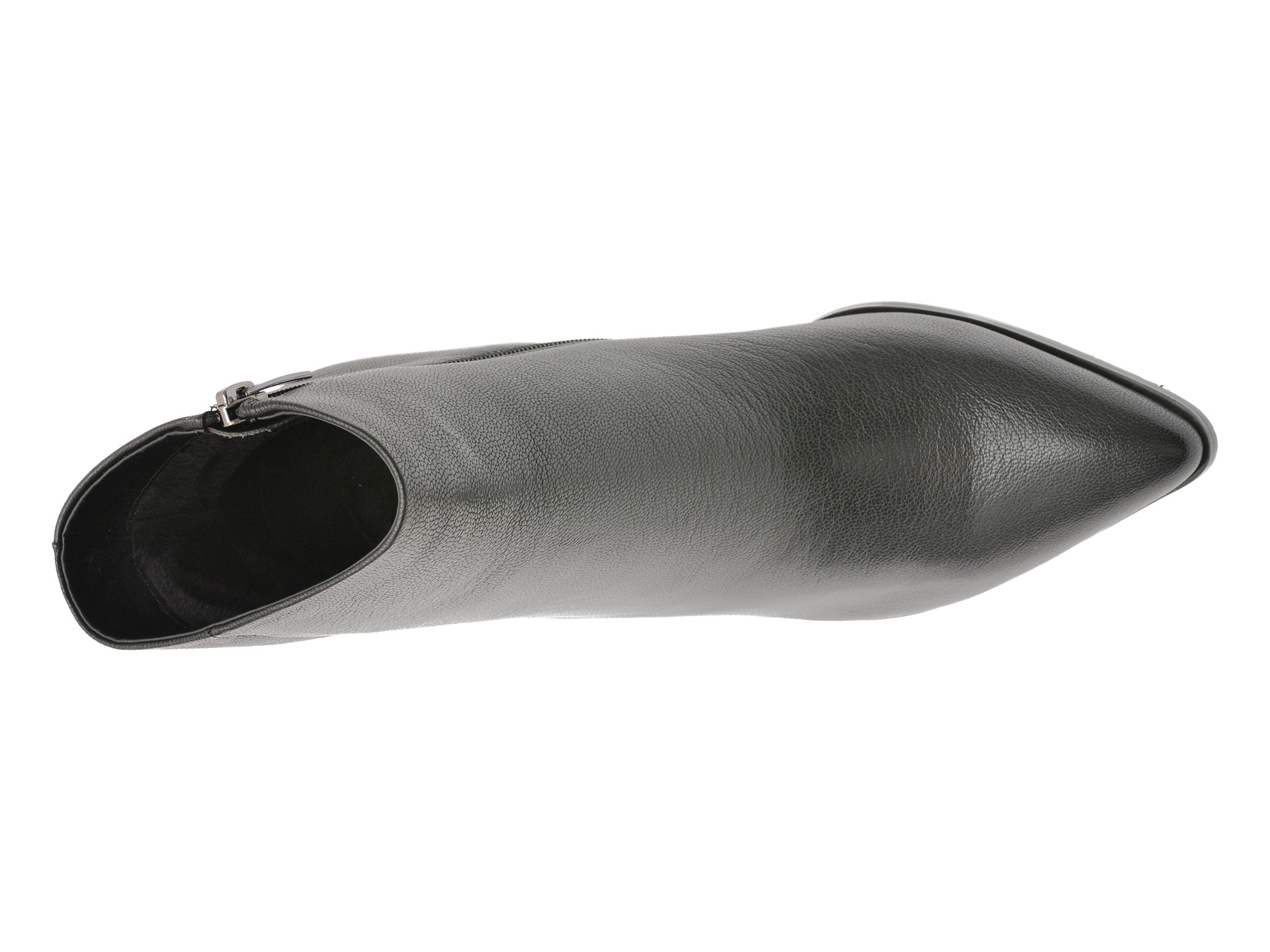 Botine elegante EPICA negre, B233, din piele naturala