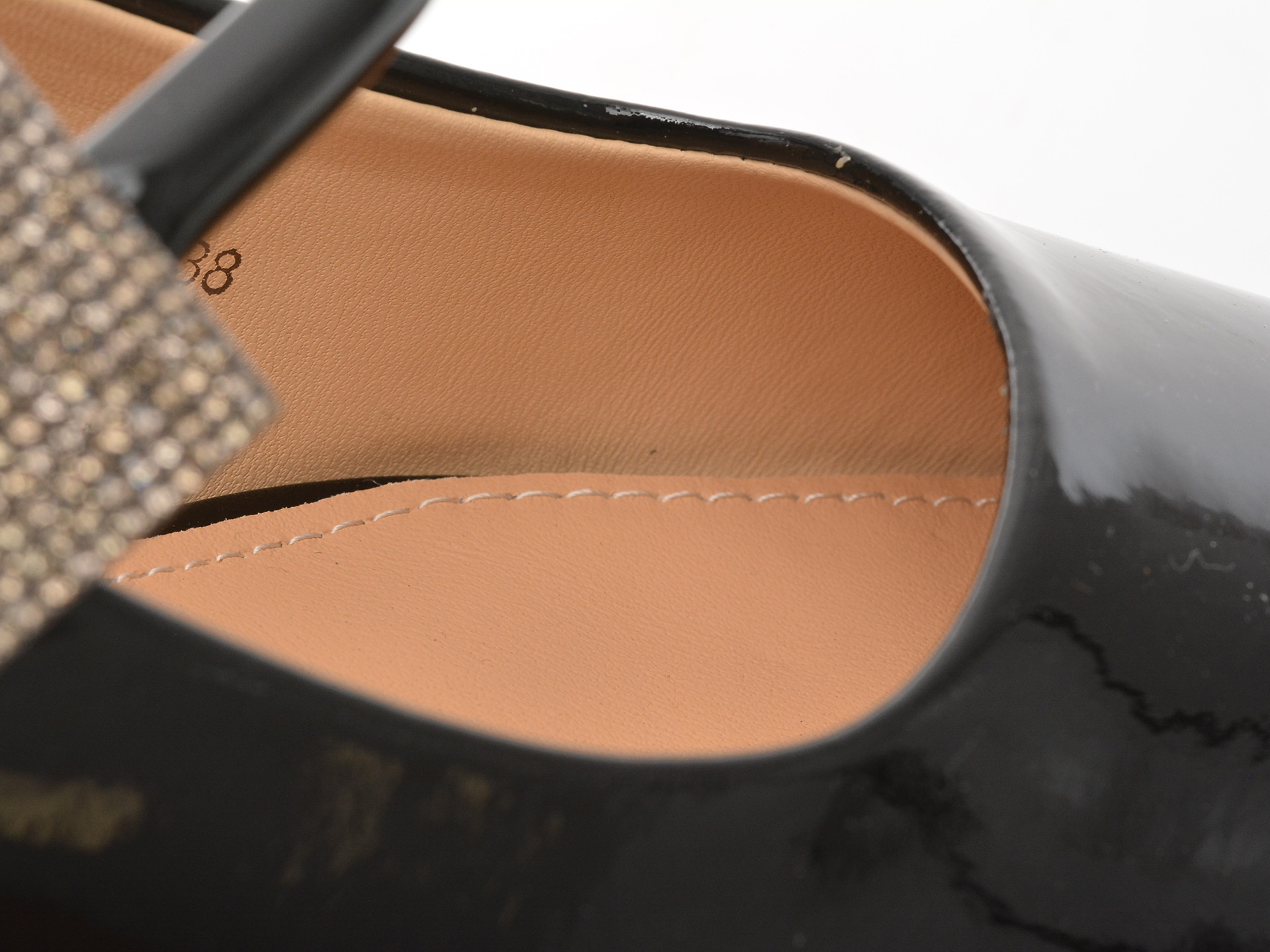 Pantofi EPICA negri, 201513, din piele naturala lacuita