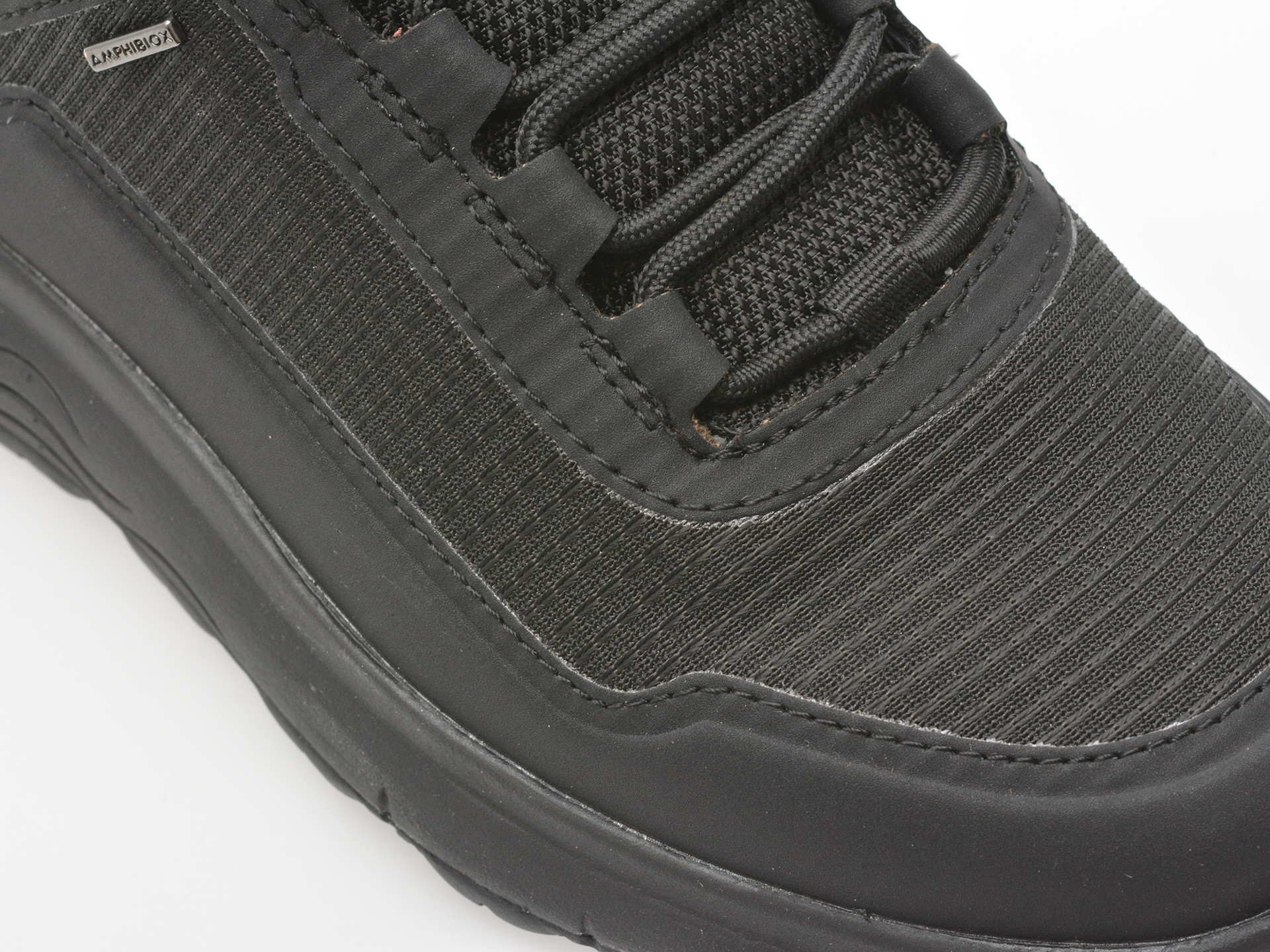 Pantofi sport GEOX negri, D5626C, din material textil