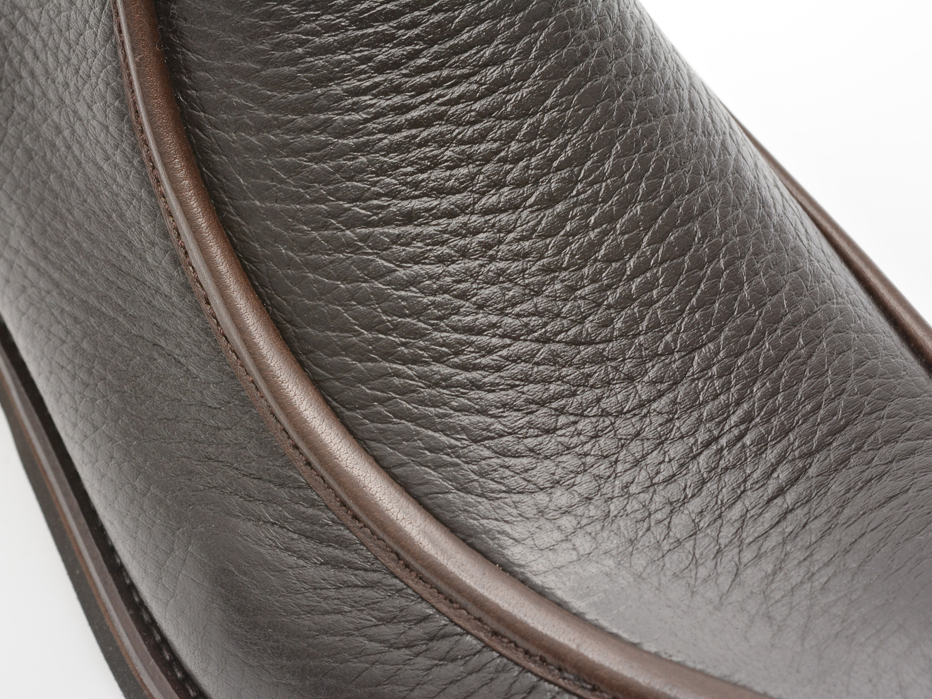 Ghete elegante LE COLONEL maro, 64137, din piele naturala