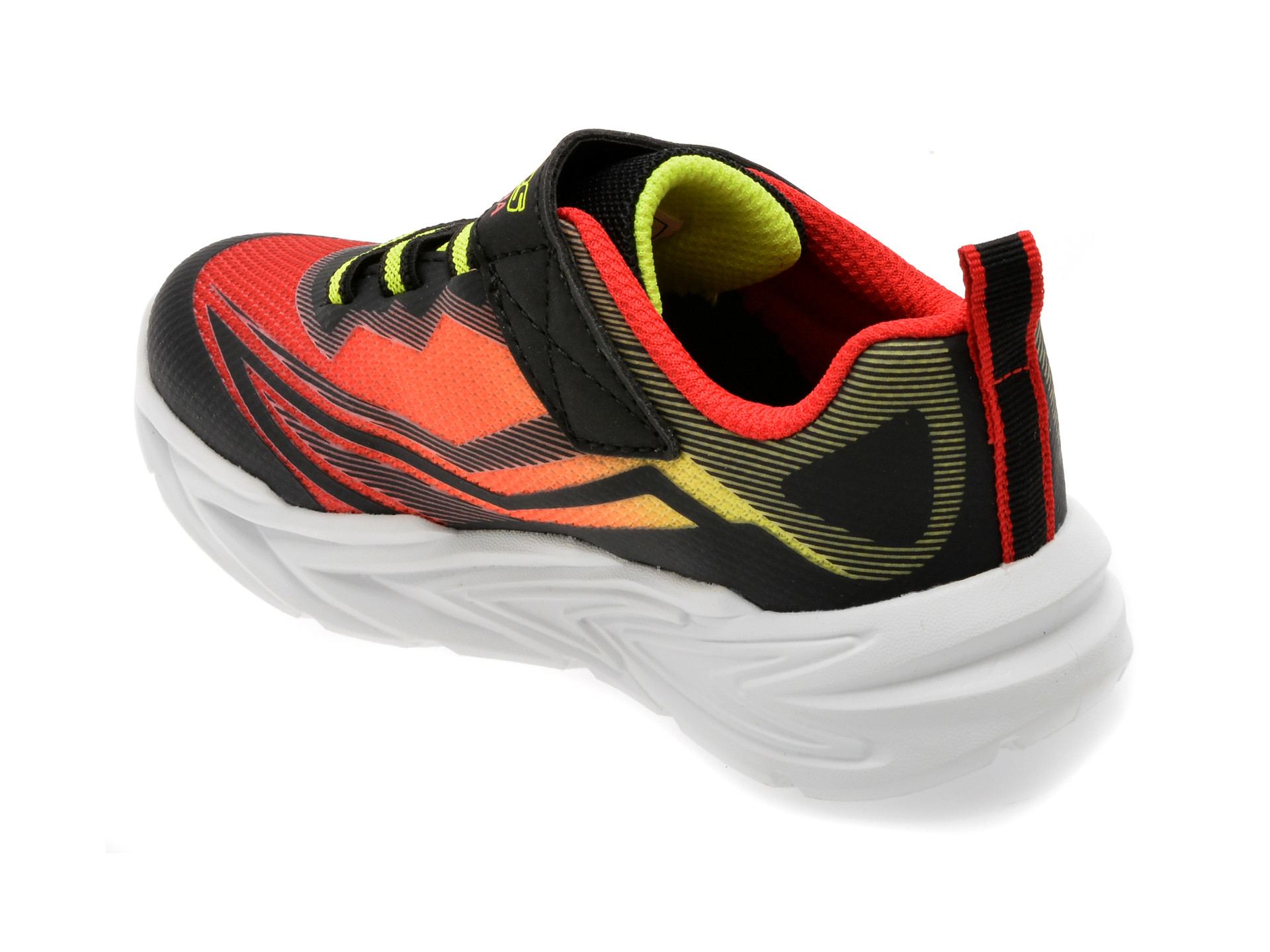 Pantofi sport SKECHERS negri, FLEX-GLOW ULTRA, din material textil