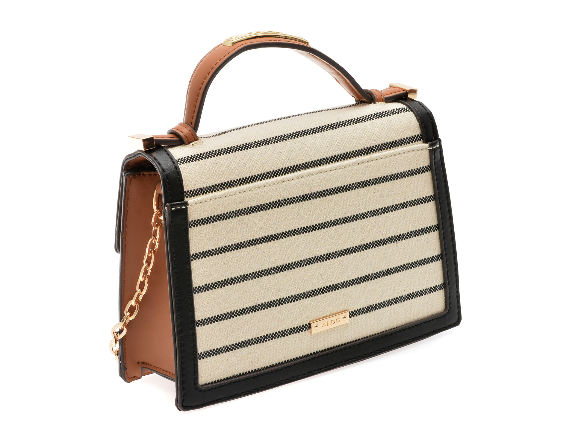 Geanta ALDO neagra, PHILANIE 017, din material textil