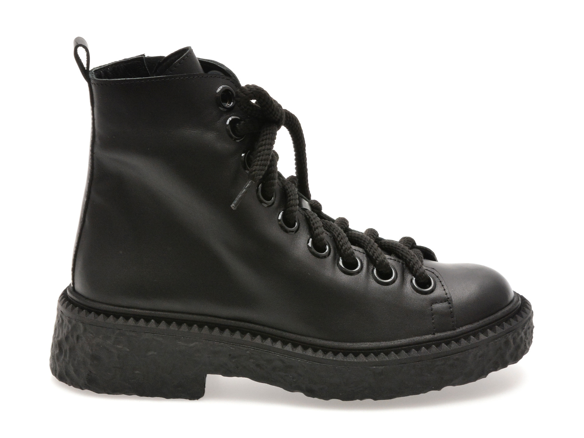 Ghete EPICA negre, 4770030, din piele naturala