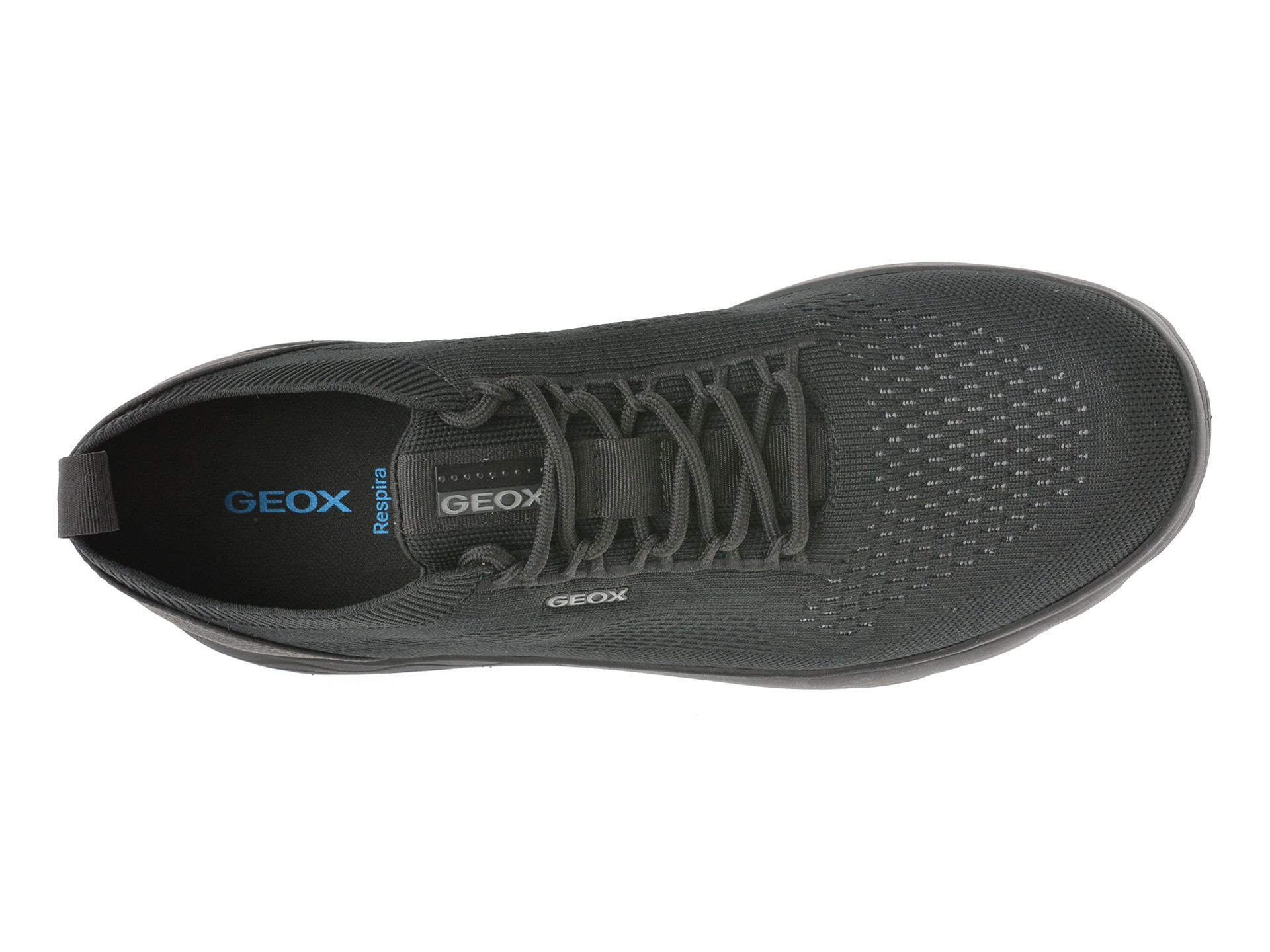 Pantofi sport GEOX negri, U15BYA, din material textil