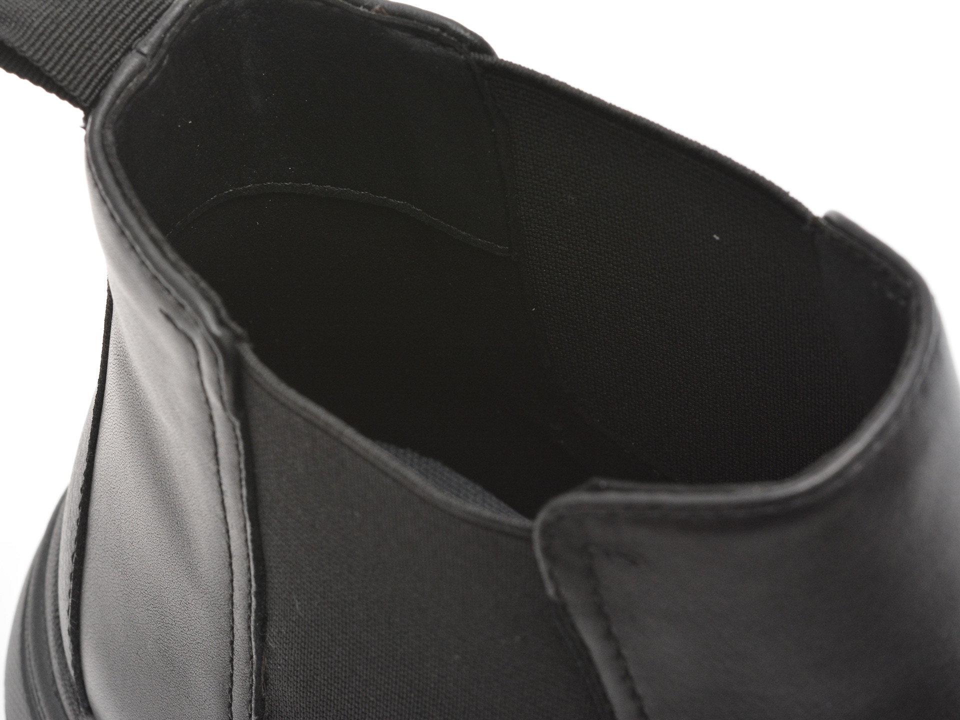 Ghete GEOX negre, U36E1A, din piele naturala