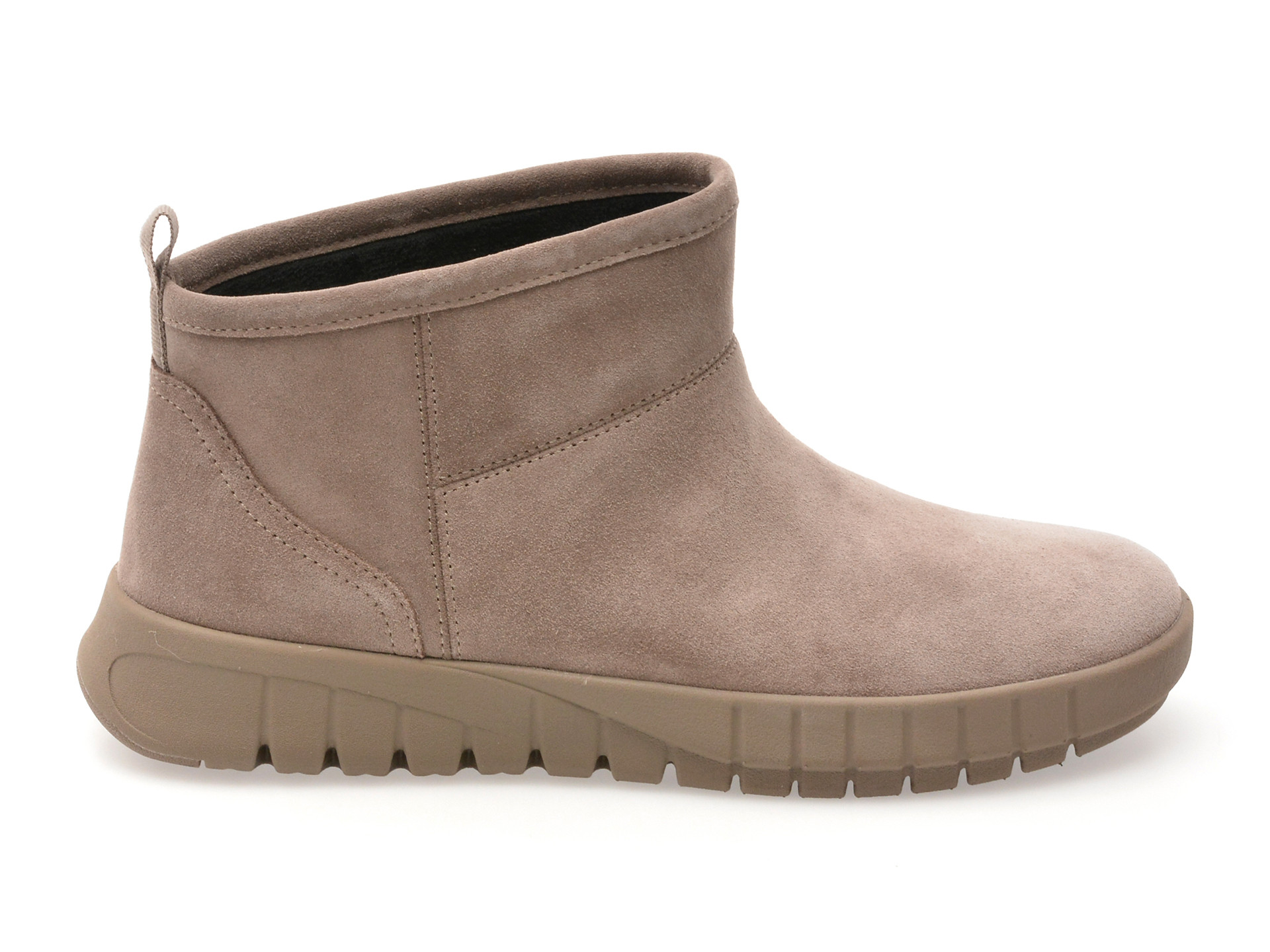 Ghete GEOX gri, D569AA, din piele intoarsa