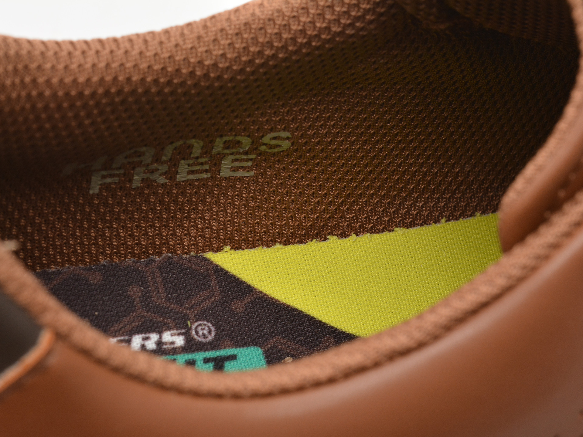 Pantofi sport SKECHERS maro, OWEN, din piele ecologica