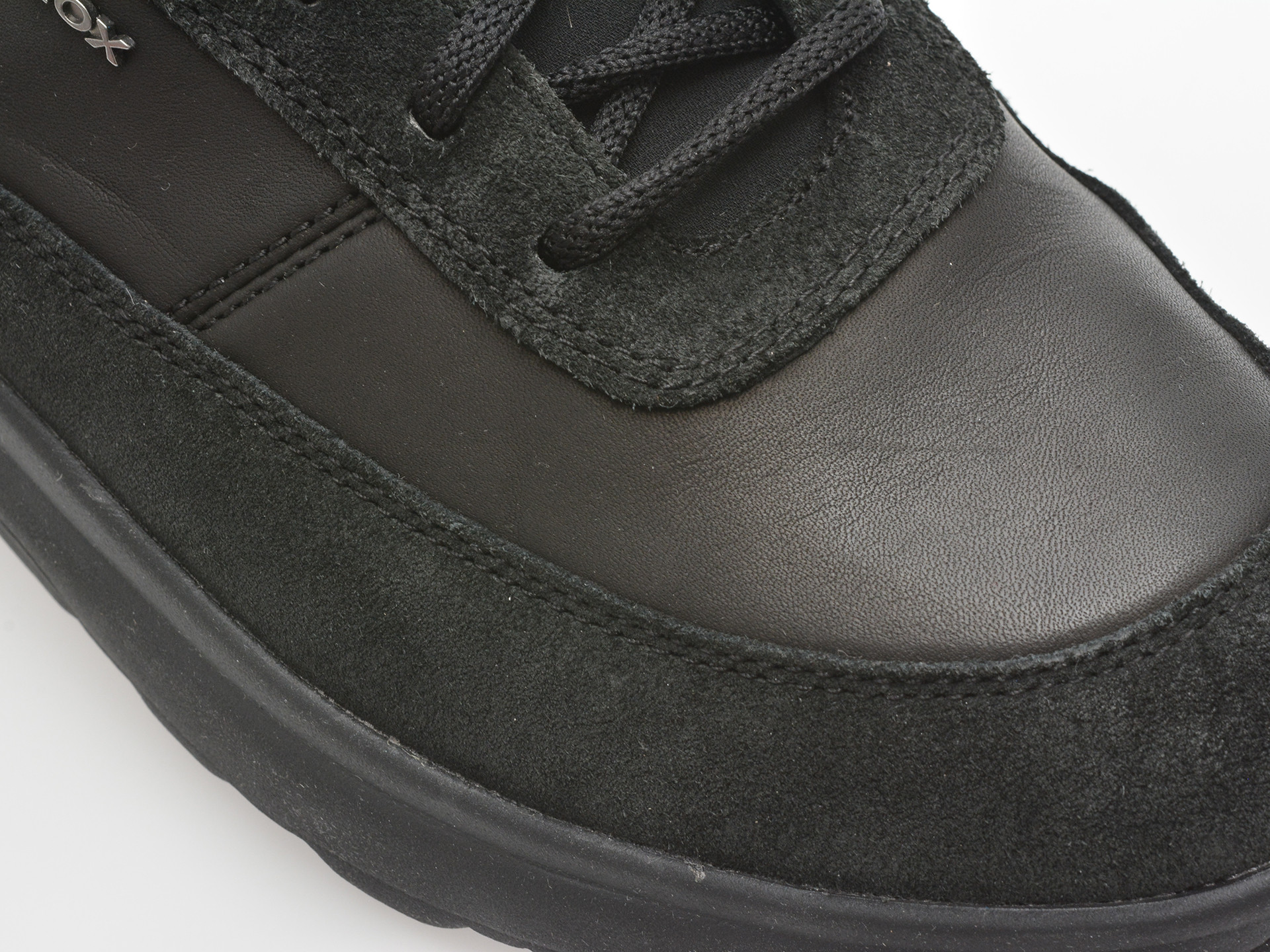 Pantofi sport GEOX negri, U16BYE, din piele naturala