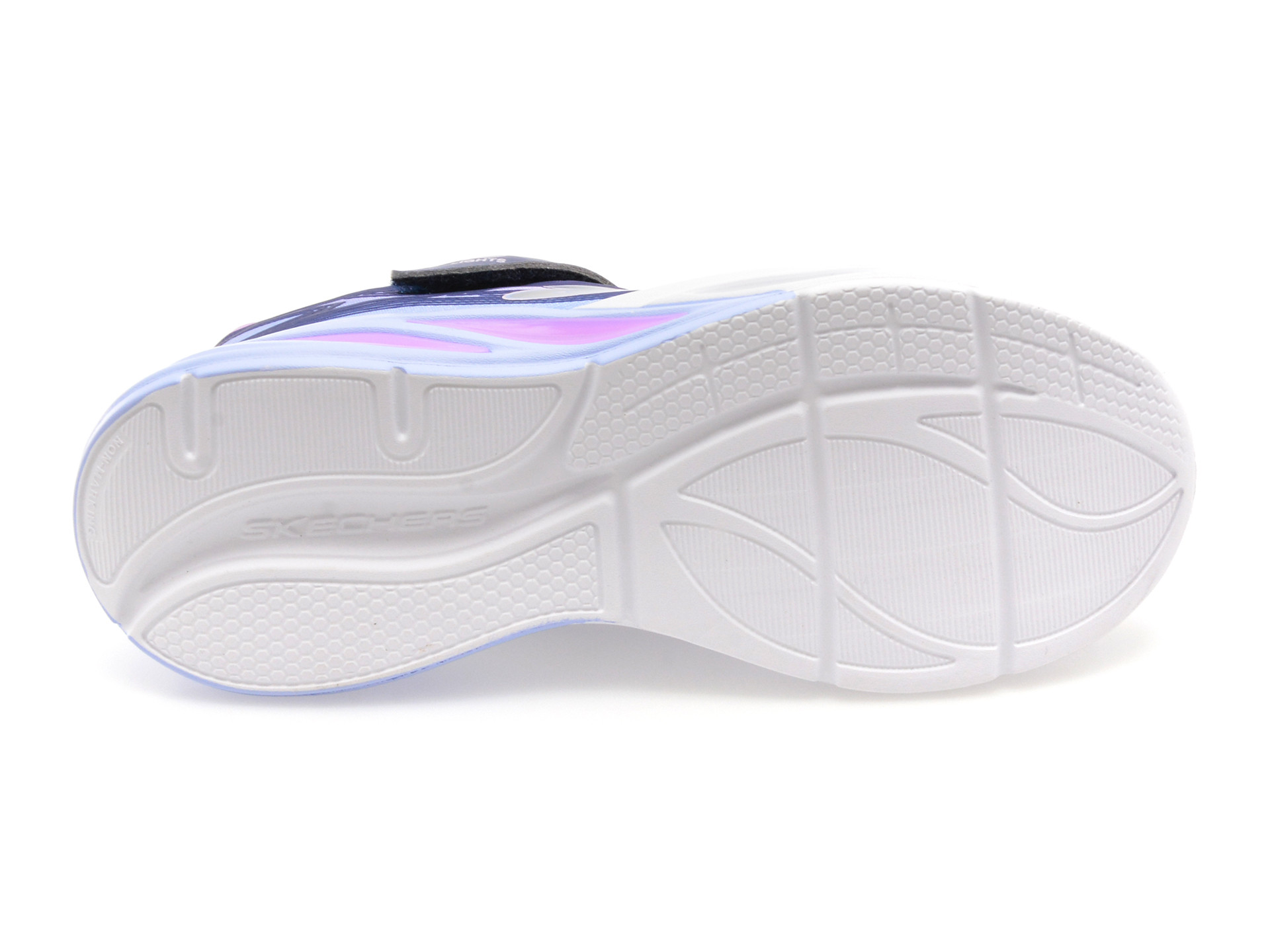 Pantofi sport SKECHERS bleumarin, COSMIC GLOW, din material textil