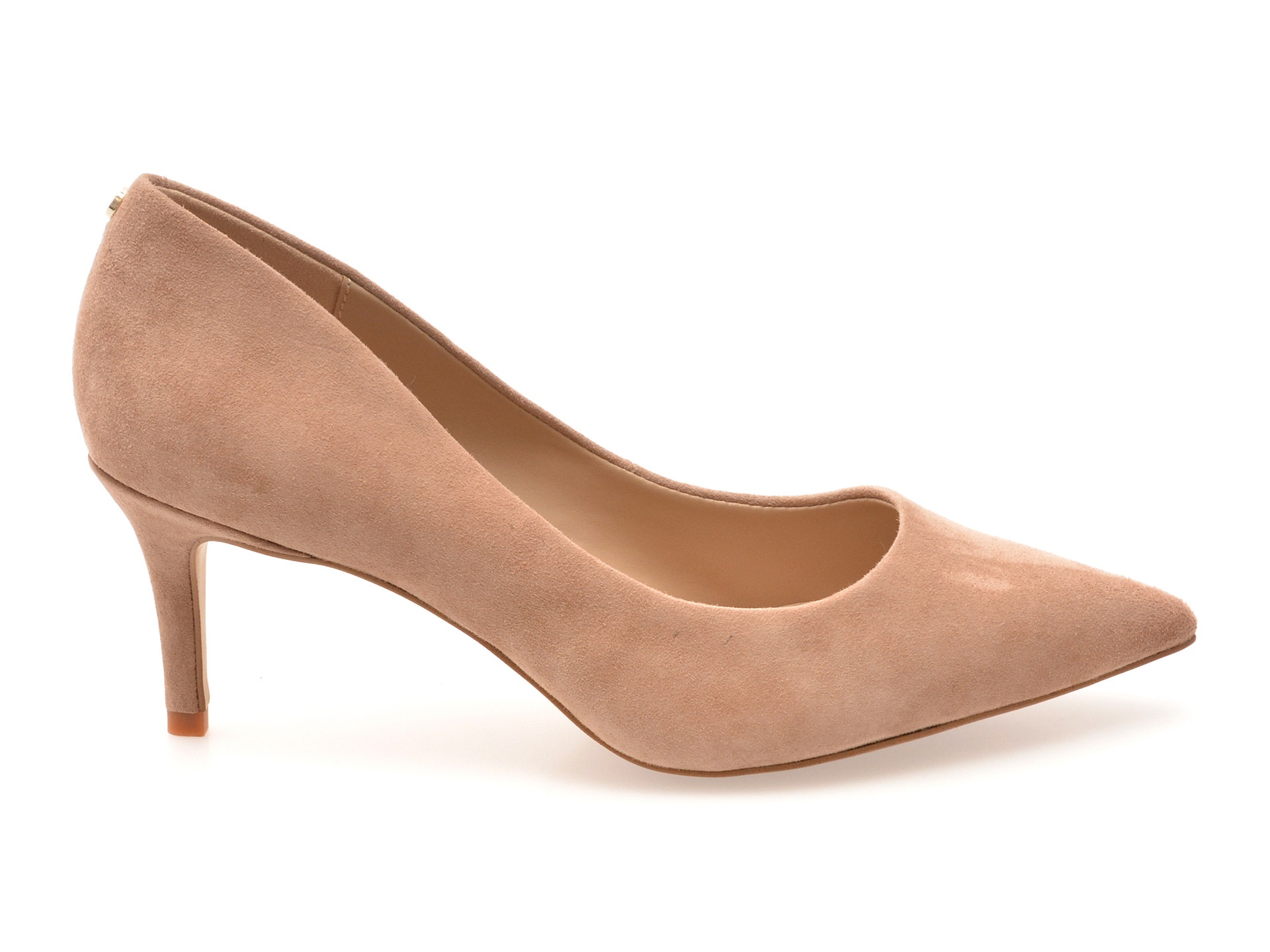 Pantofi eleganti ALDO bej, STESSYLOW 261, din piele intoarsa