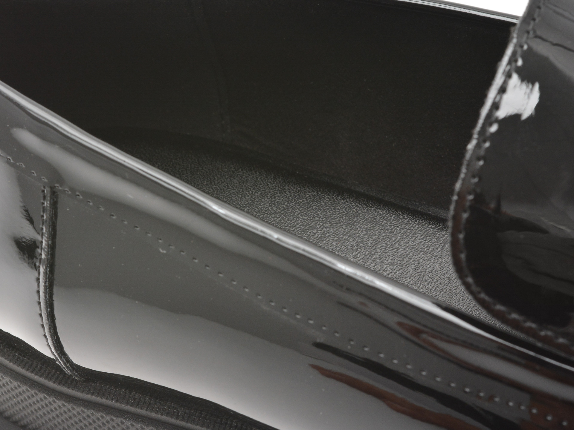 Mocasini ALDO negri, THEATRIC 001, din piele ecologica lacuita