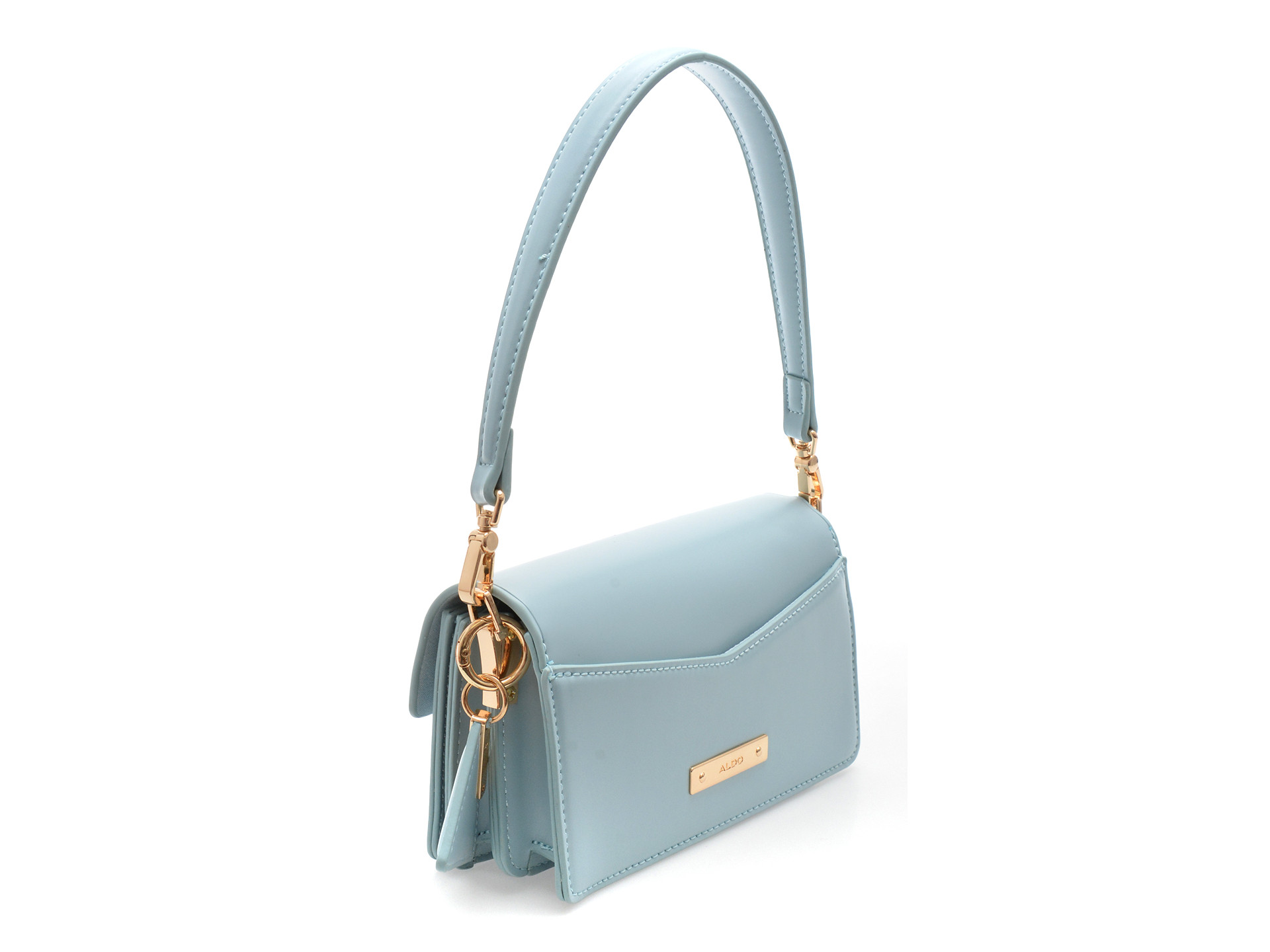 Geanta ALDO albastra, LUXECARRY 400, din piele ecologica