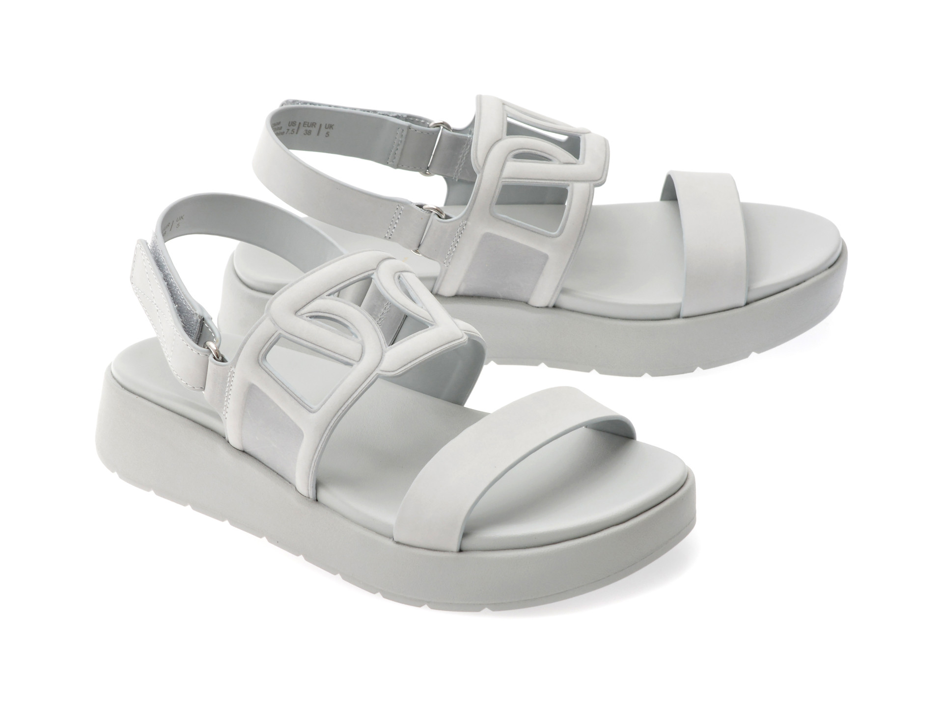 Sandale ALDO bleumarin, ONUVIA 460, din nabuc