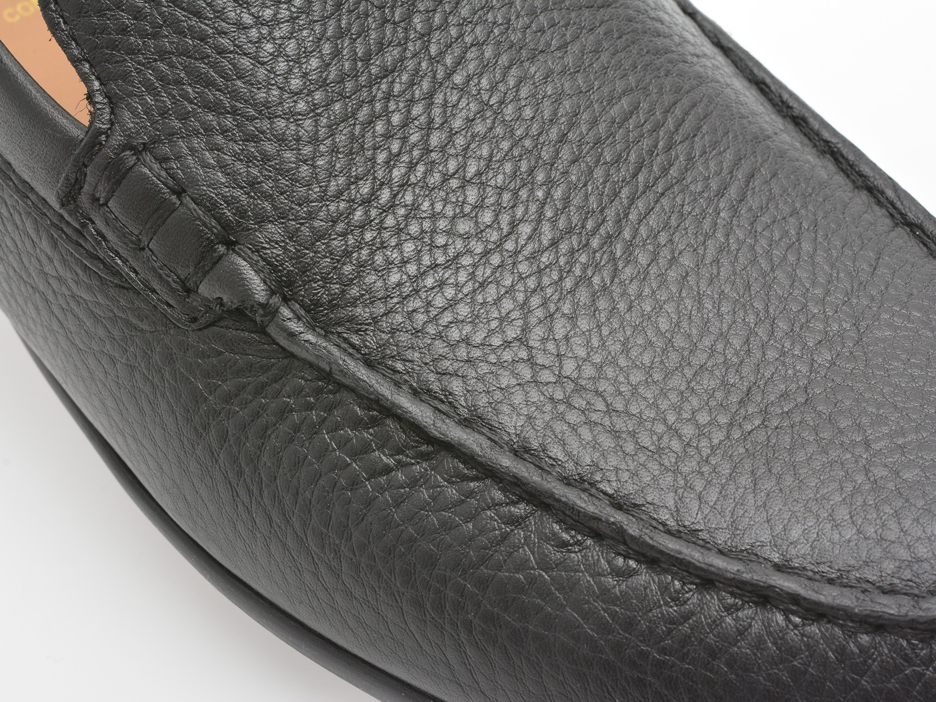 Mocasini GEOX negri, U55HYA, din piele naturala