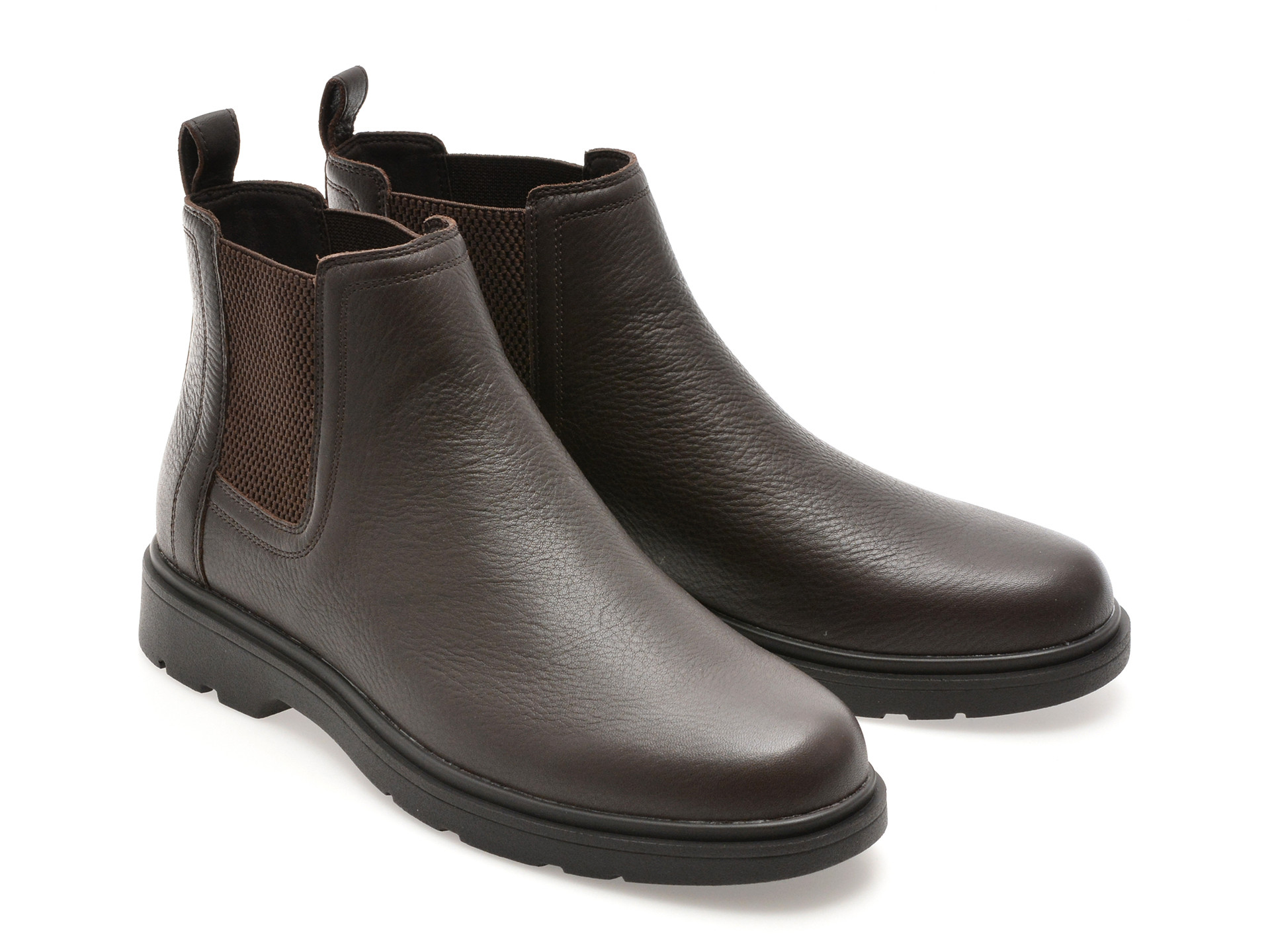 Ghete GEOX maro, U36D1C, din piele naturala