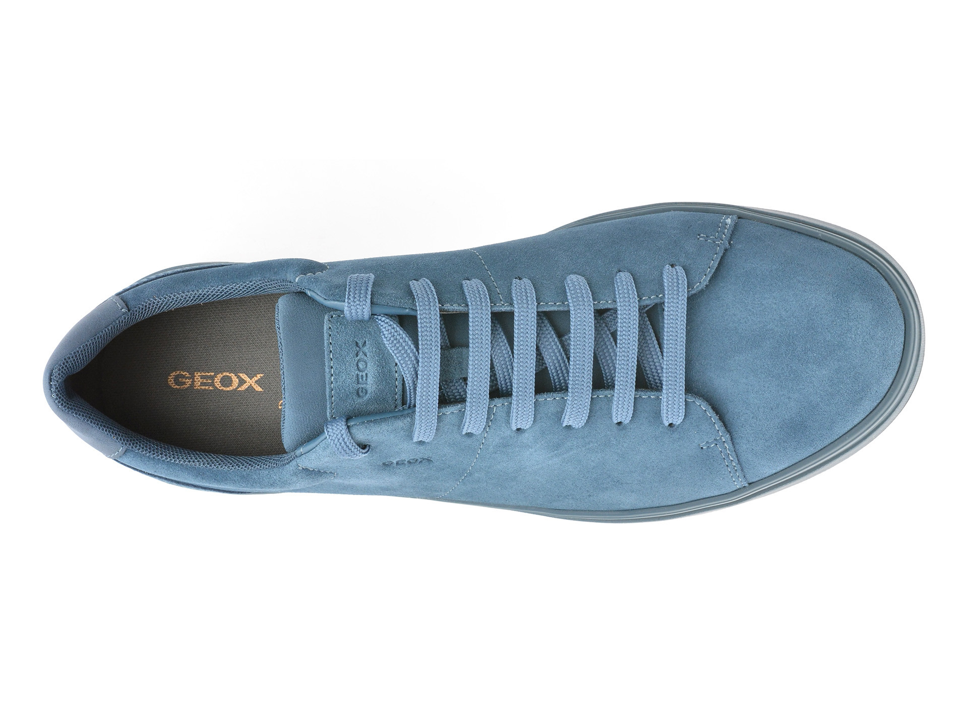 Pantofi sport GEOX albastri, U55LDA, din piele intoarsa