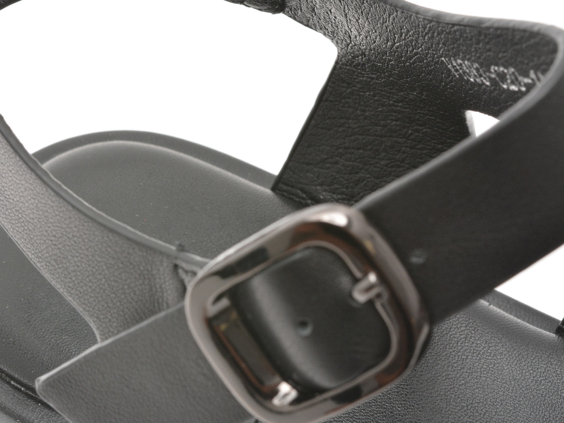 Sandale EPICA negre, 1383C20, din piele naturala