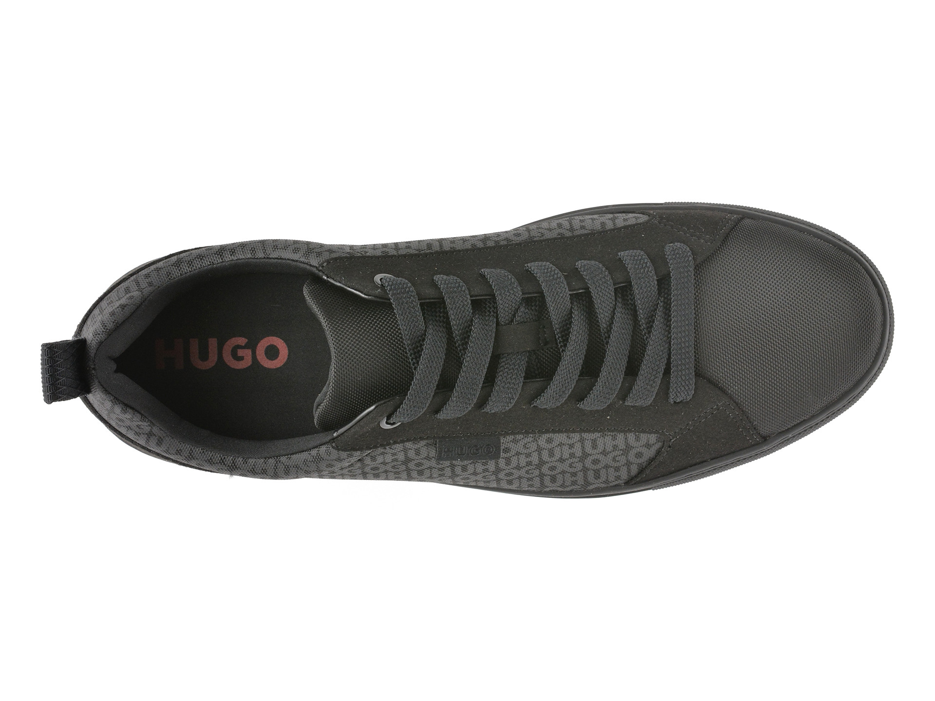 Pantofi sport HUGO negri, 2667, din material textil