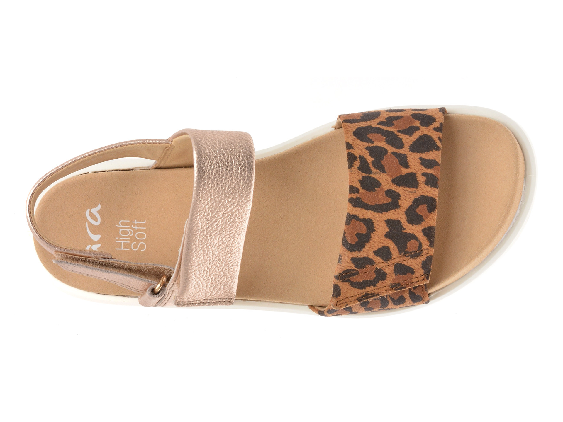 Sandale ARA bej, 21401, din piele naturala