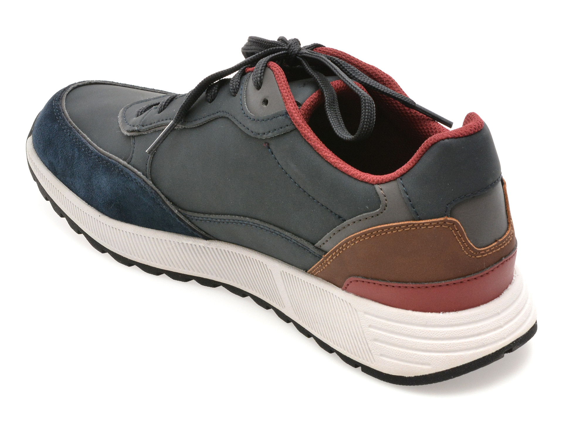 Pantofi sport GEOX bleumarin, U55F1B, din piele naturala