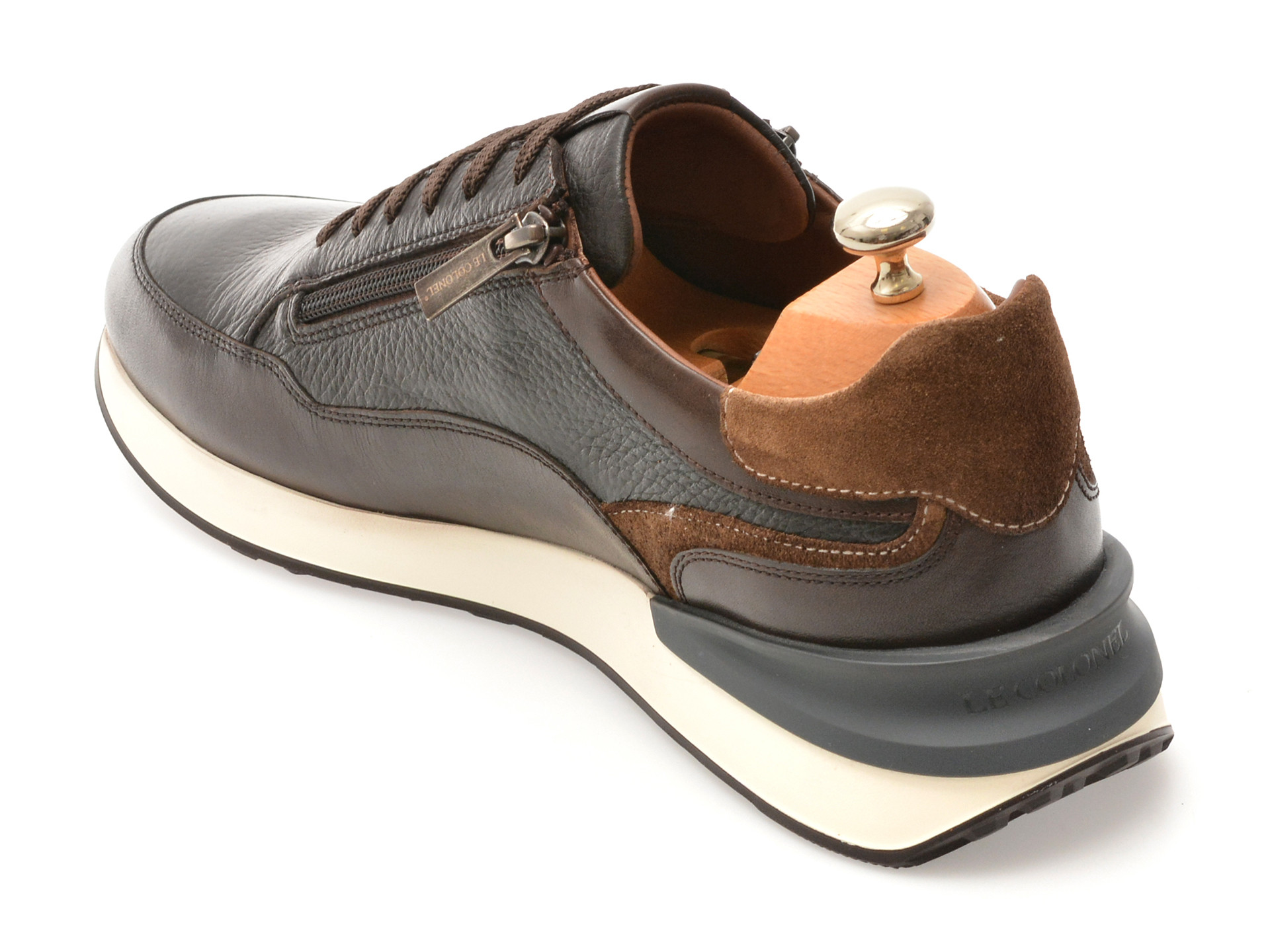 Pantofi sport LE COLONEL maro, 66442, din piele naturala