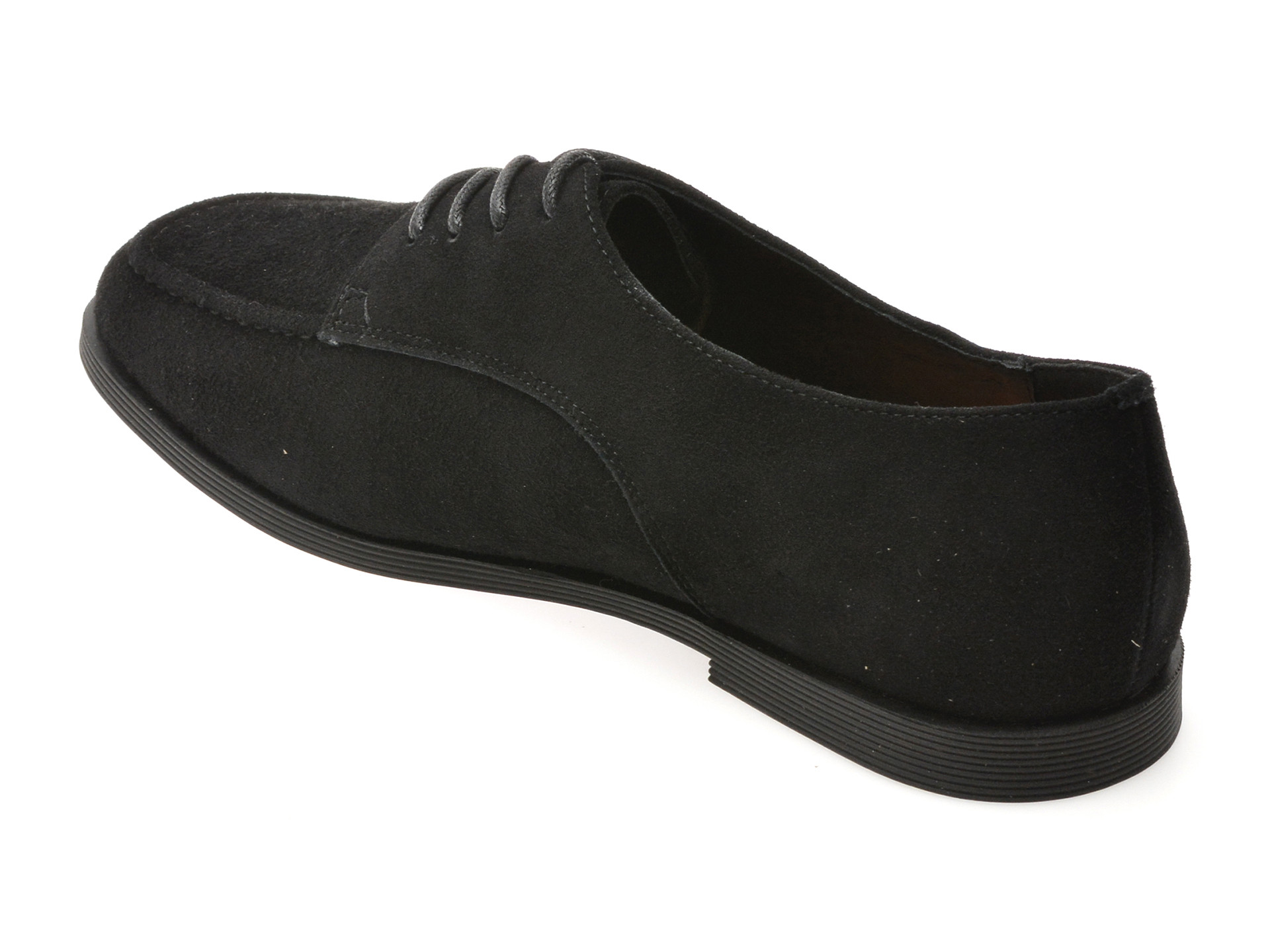 Pantofi EPICA negri, 1313C18, din piele intoarsa