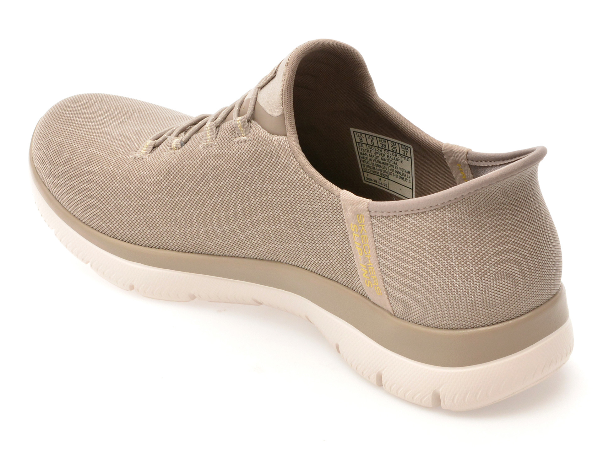 Pantofi sport SKECHERS gri, SUMMITS, din material textil