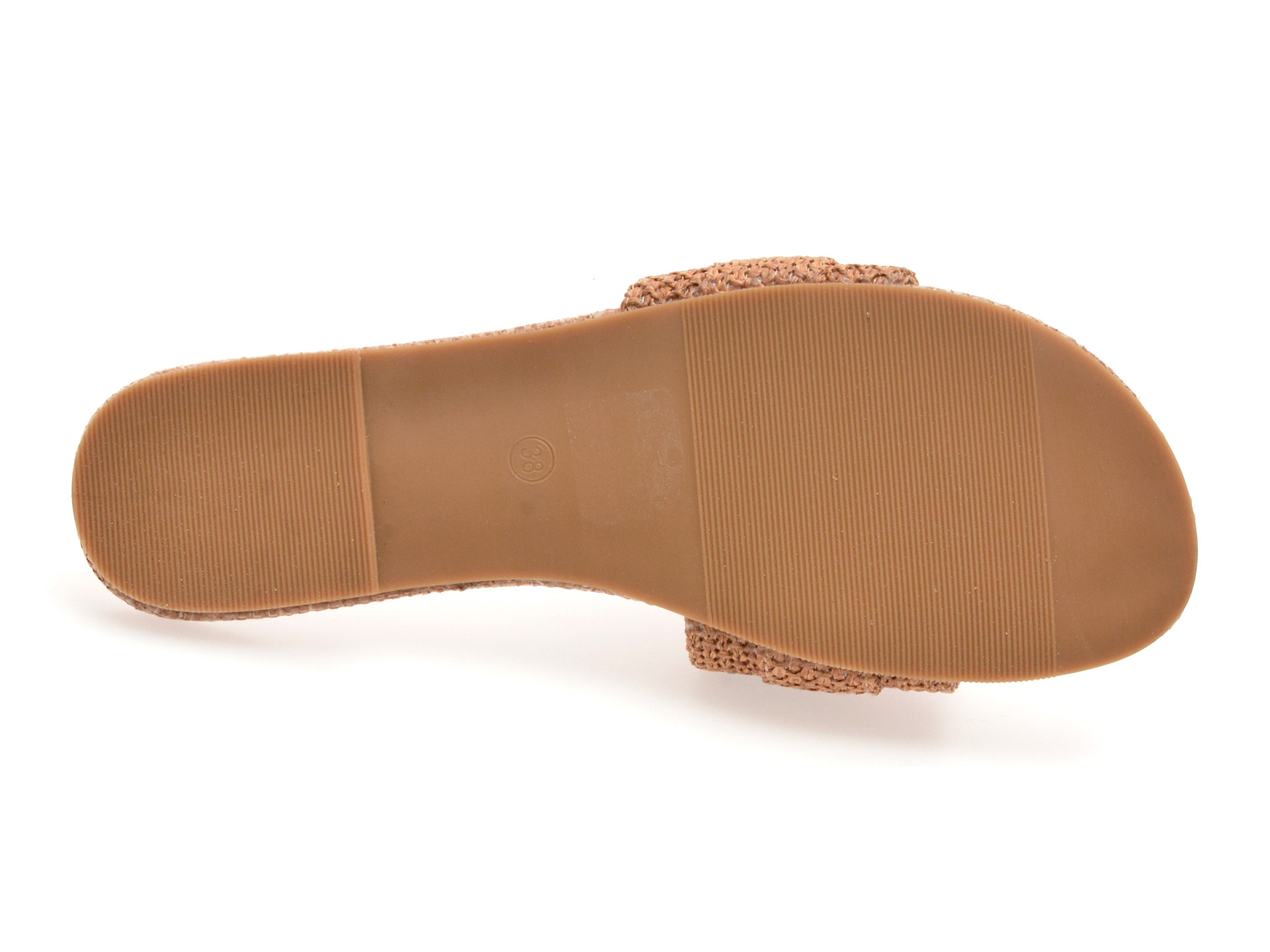 Papuci EPICA maro, 70420, din piele ecologica