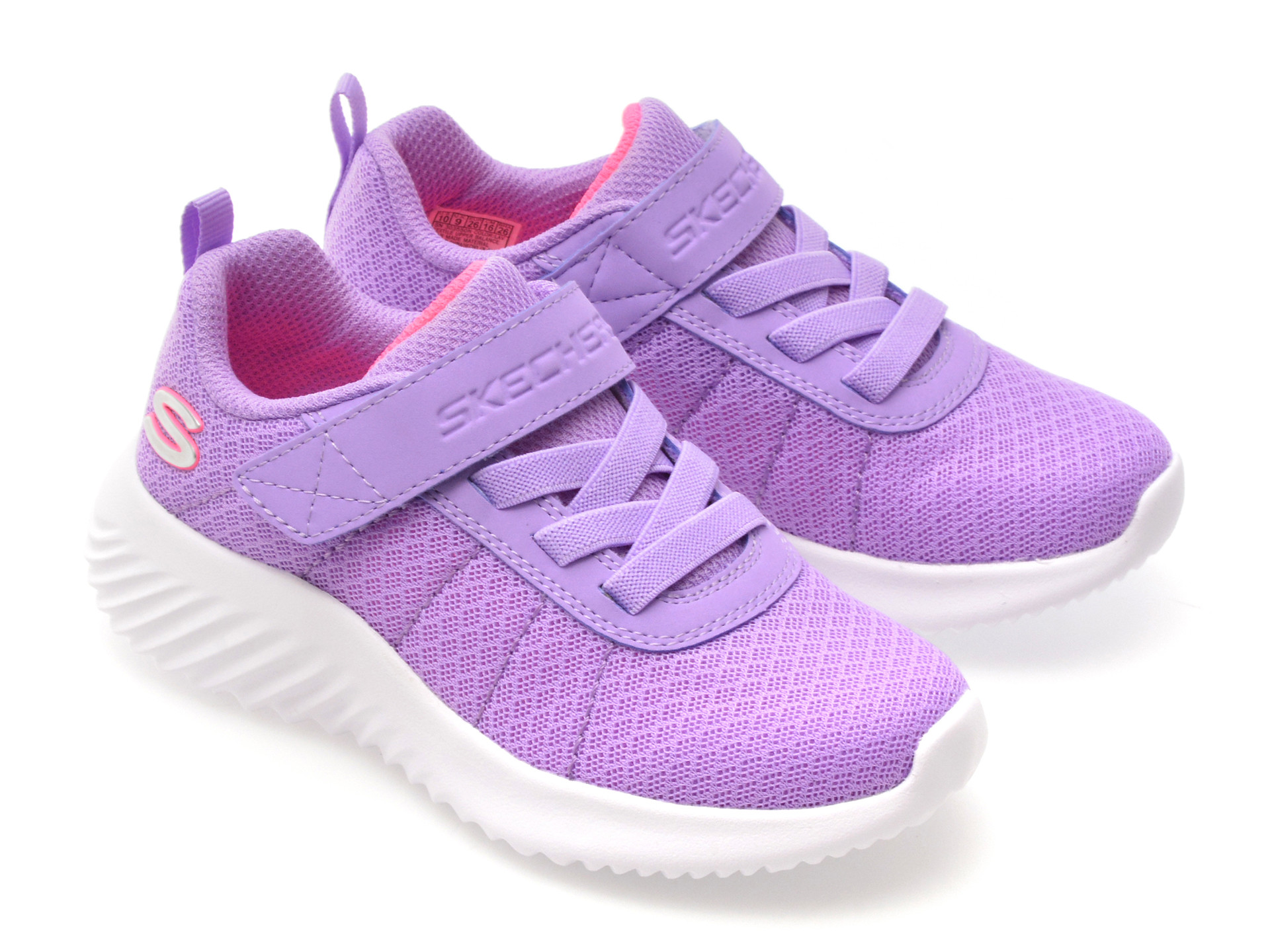 Pantofi sport SKECHERS mov, BOUNDER, din material textil