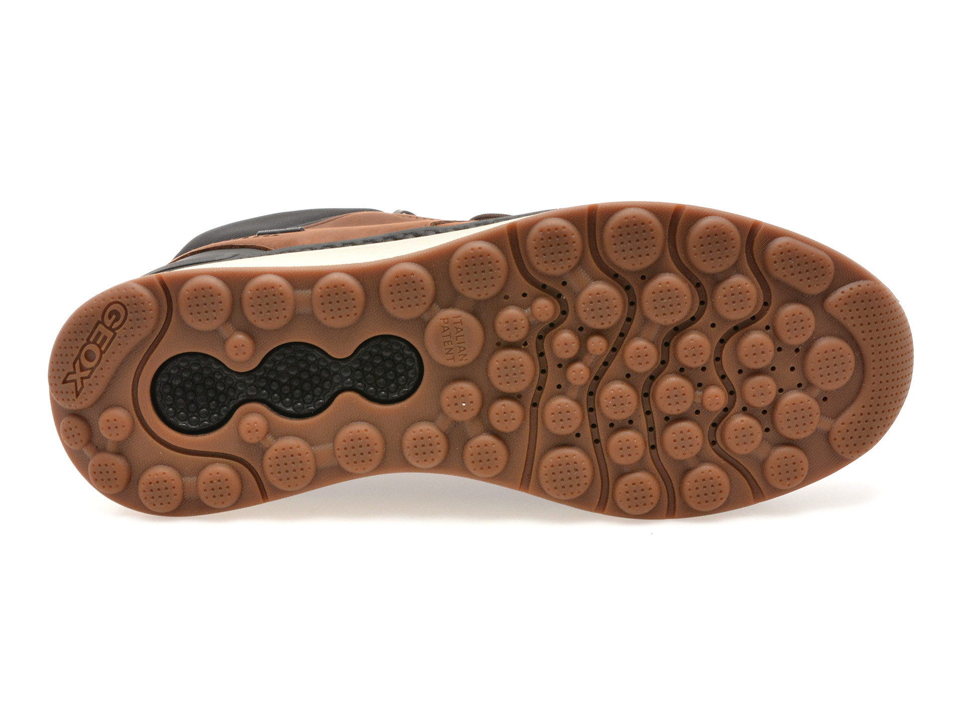 Ghete GEOX maro, U56HMC, din piele naturala