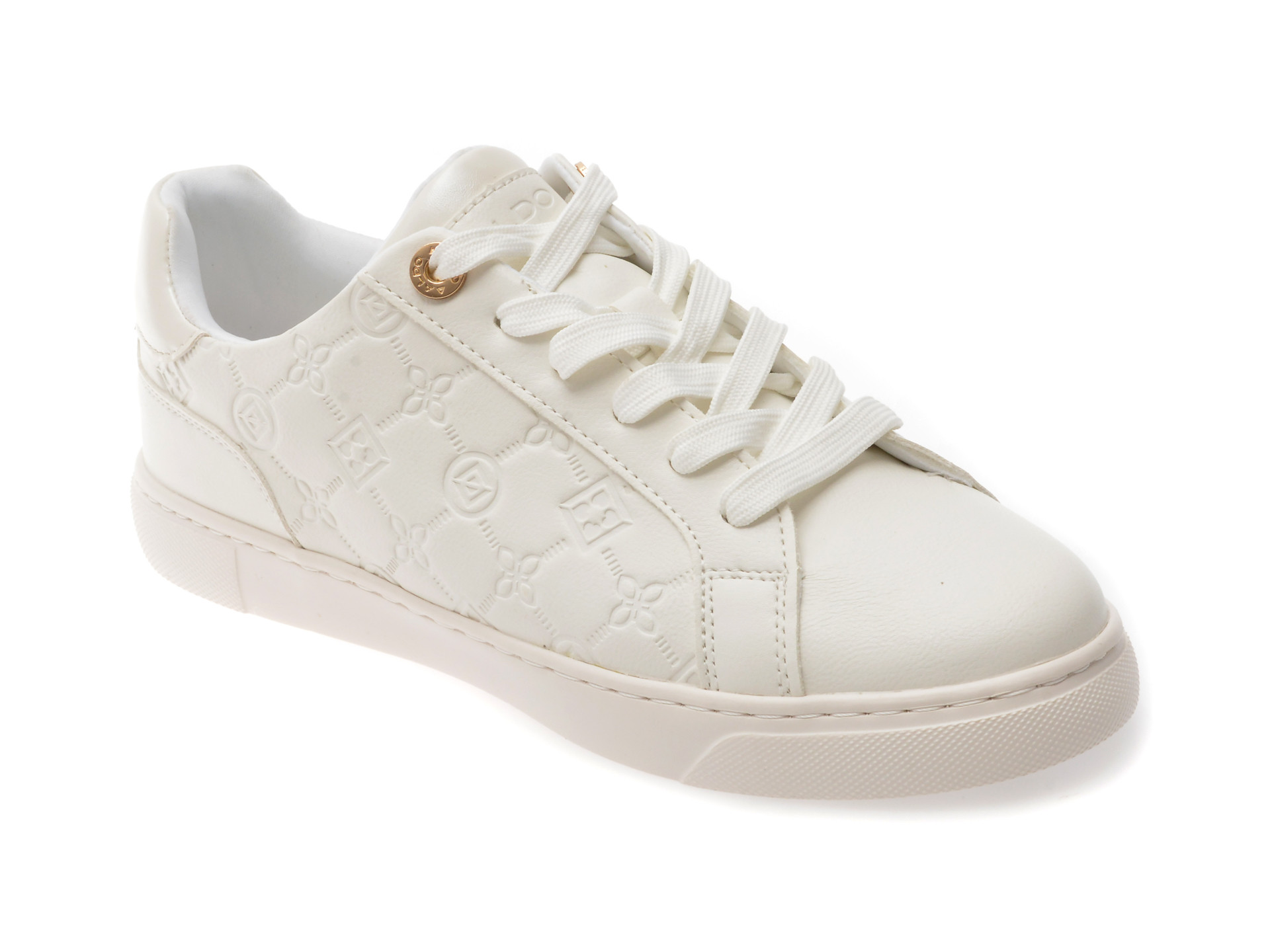 Pantofi sport ALDO albi, CLUBLUX 100, din piele ecologica