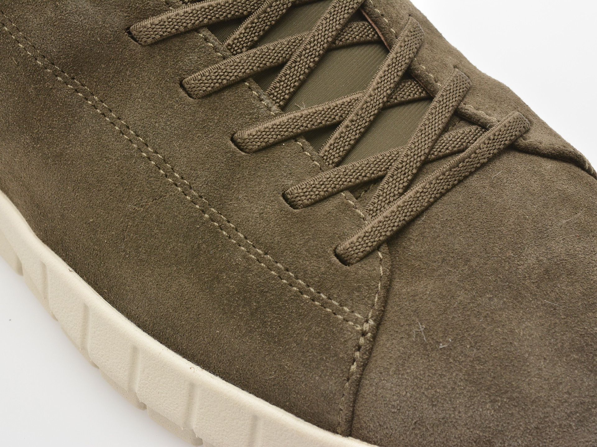 Pantofi sport GEOX kaki, U56MAA, din piele intoarsa