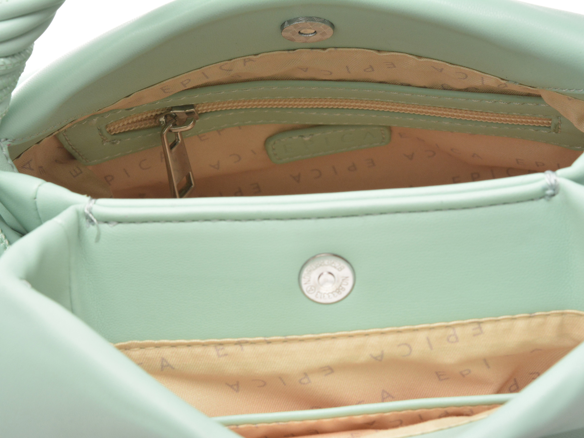 Geanta EPICA verde, 2301, din piele ecologica