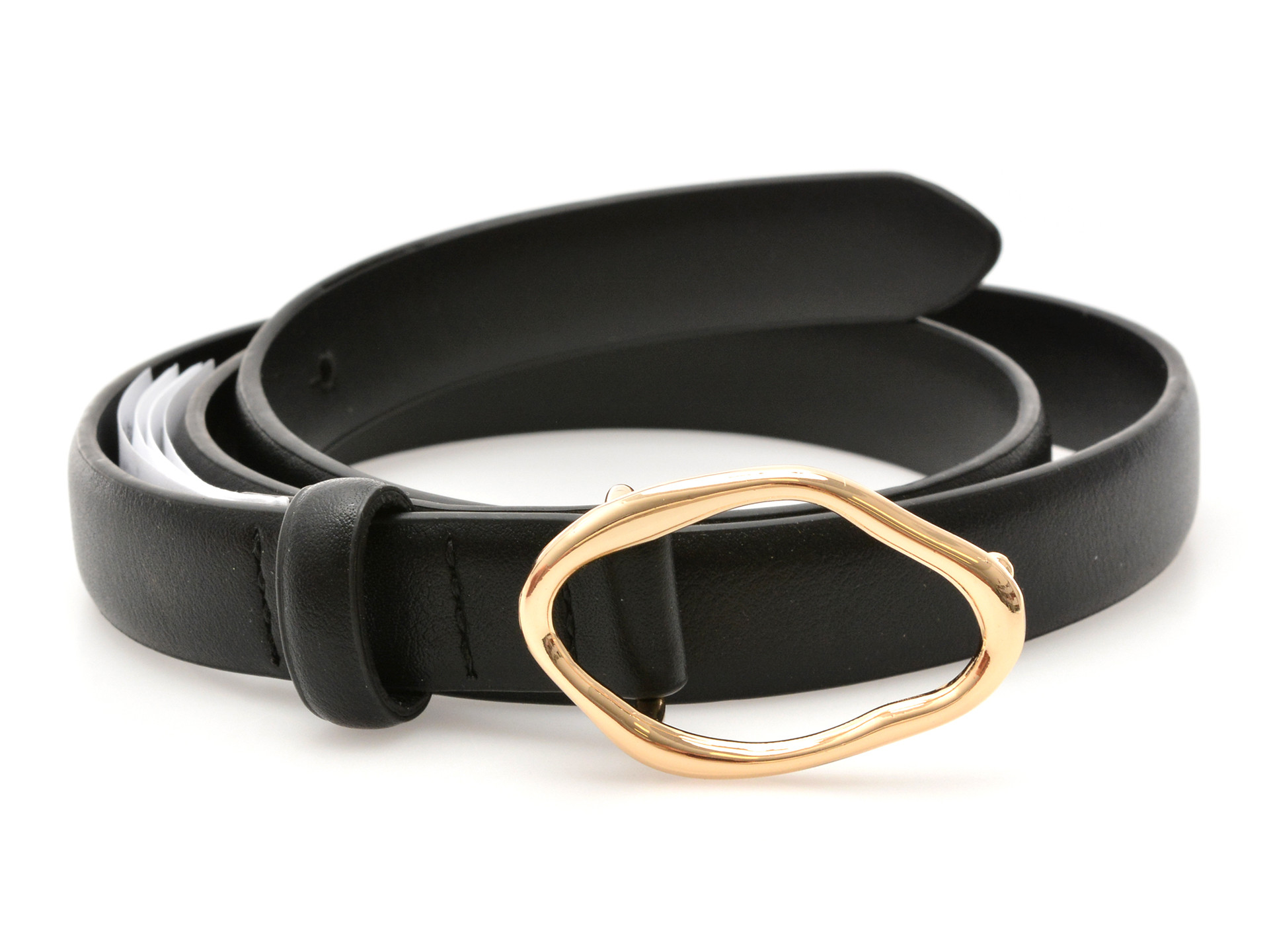 Curea ALDO neagra, OLLIVIA 970, din piele ecologica