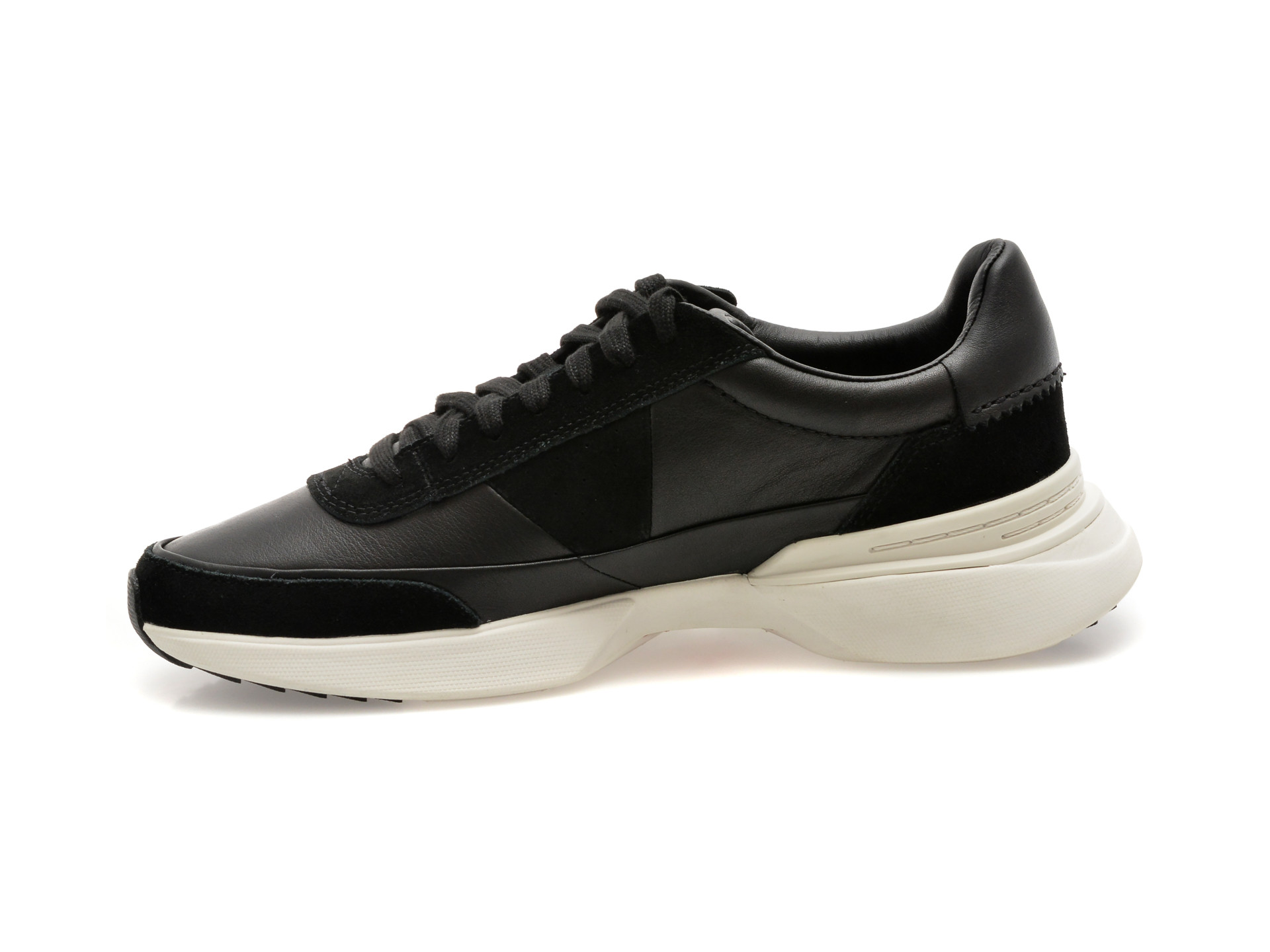 Pantofi sport CLARKS negri, CRAFT PACE, din piele naturala