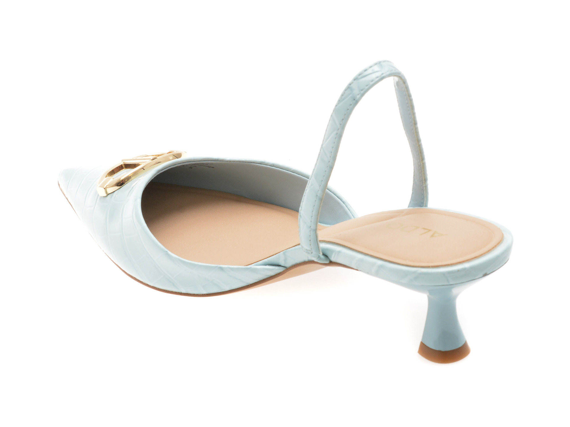 Pantofi eleganti ALDO albastri, DELICATE 457, din piele ecologica