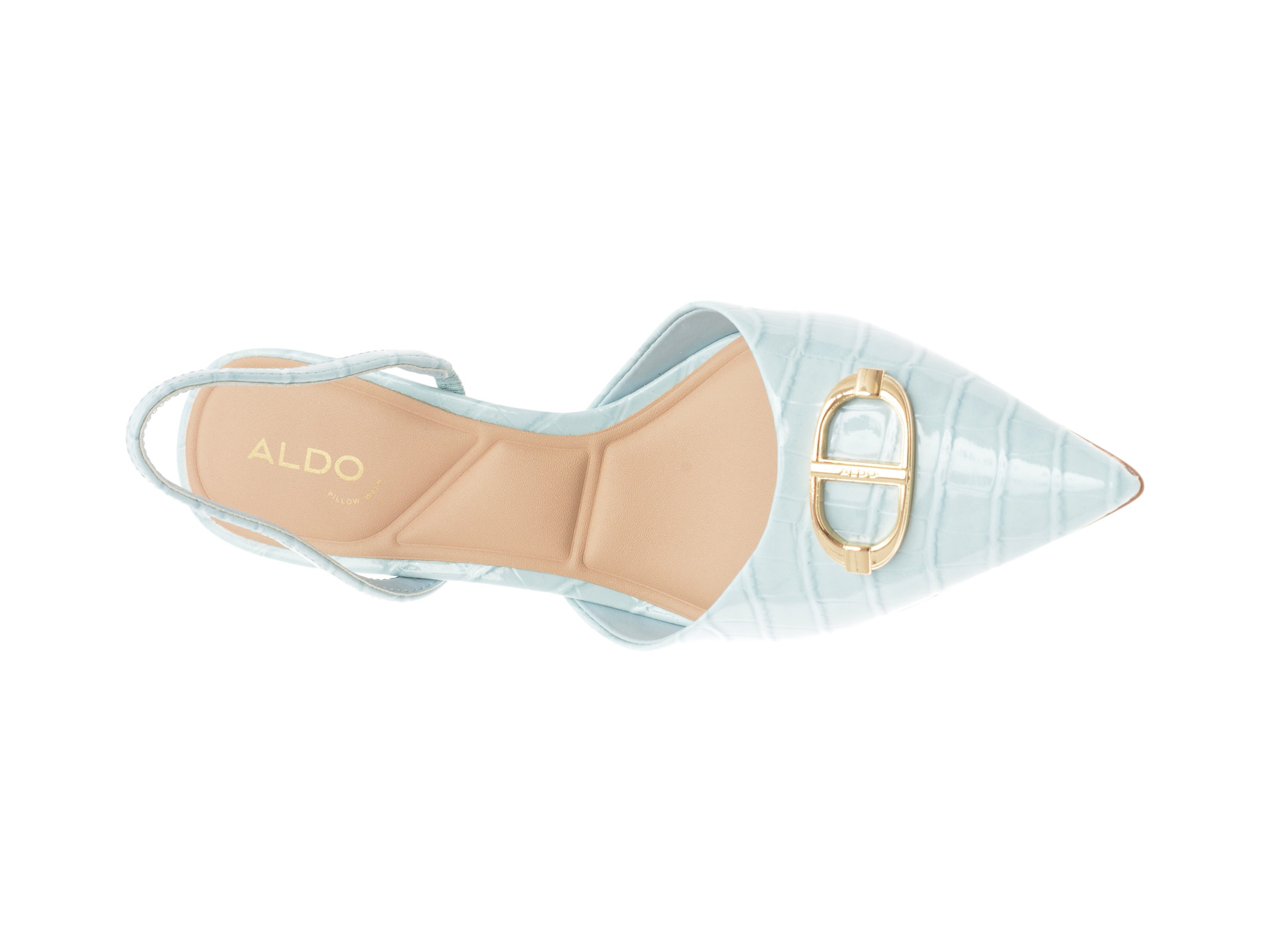 Pantofi eleganti ALDO albastri, DELICATE 457, din piele ecologica