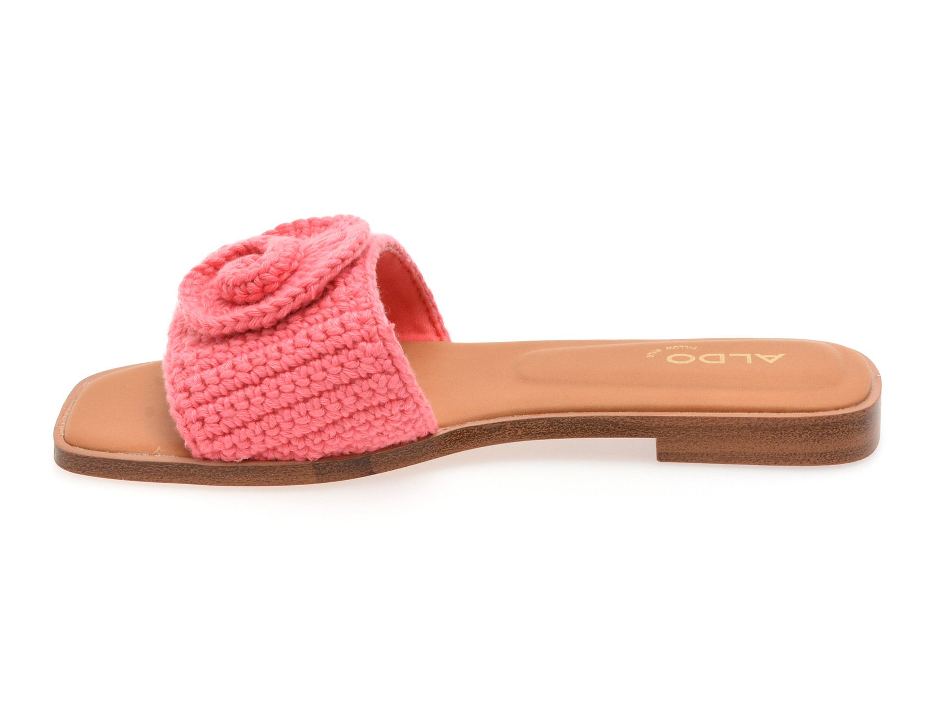 Papuci ALDO roz, SABBIA 660, din material textil