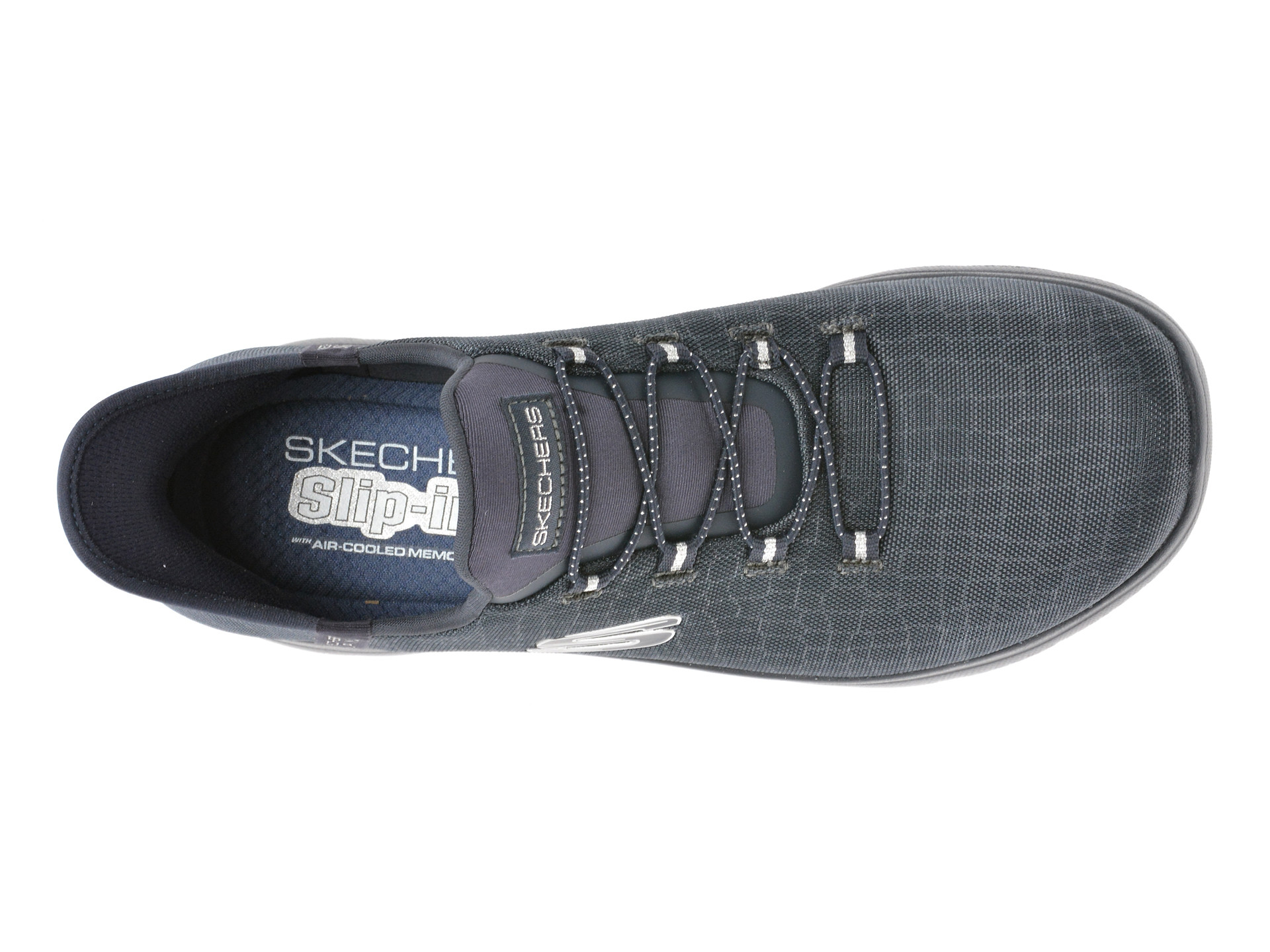 Pantofi sport SKECHERS bleumarin, SUMMITS, din material textil