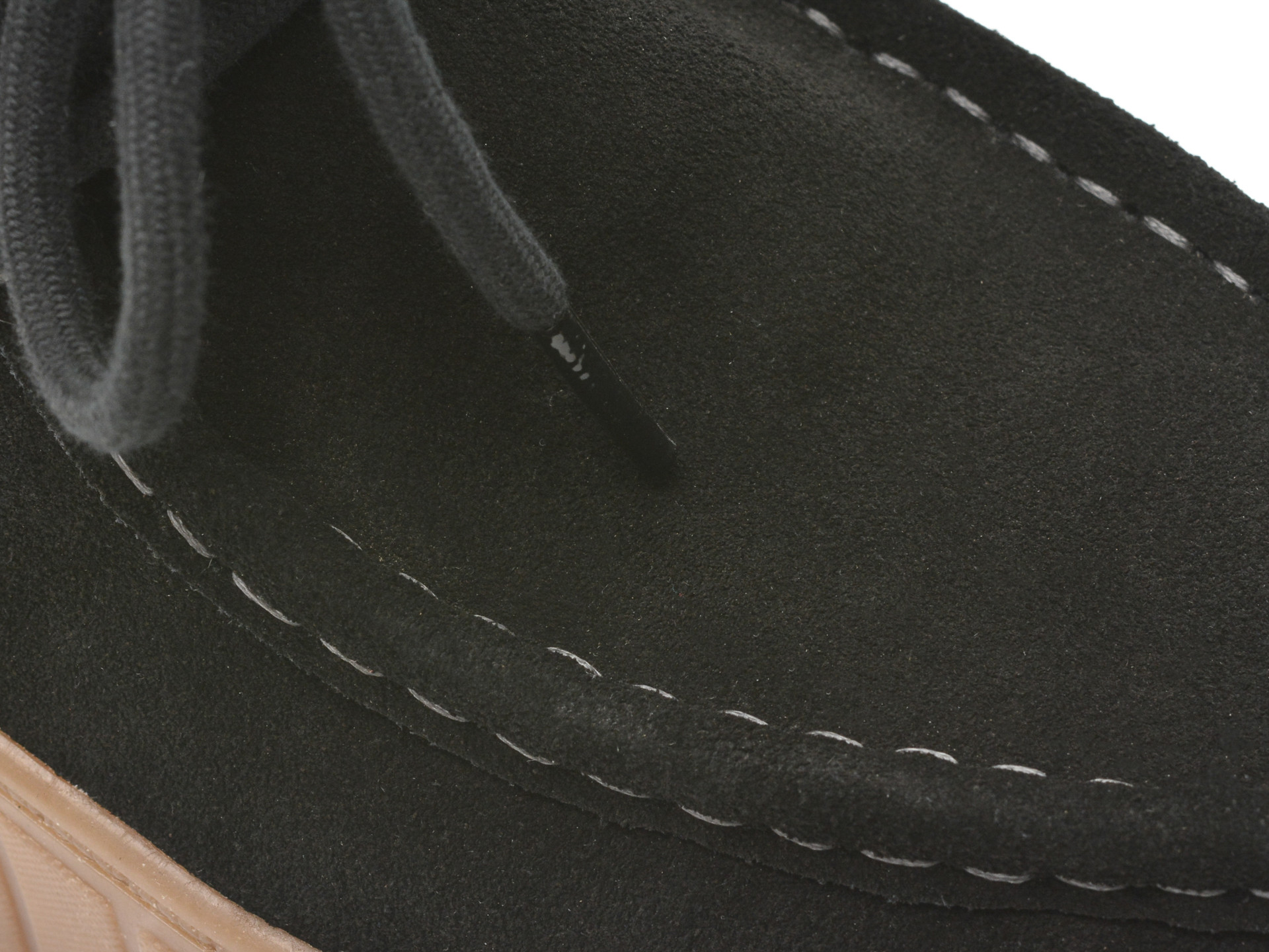 Ghete CLARKS negre, MYKAH IZZY, din piele intoarsa