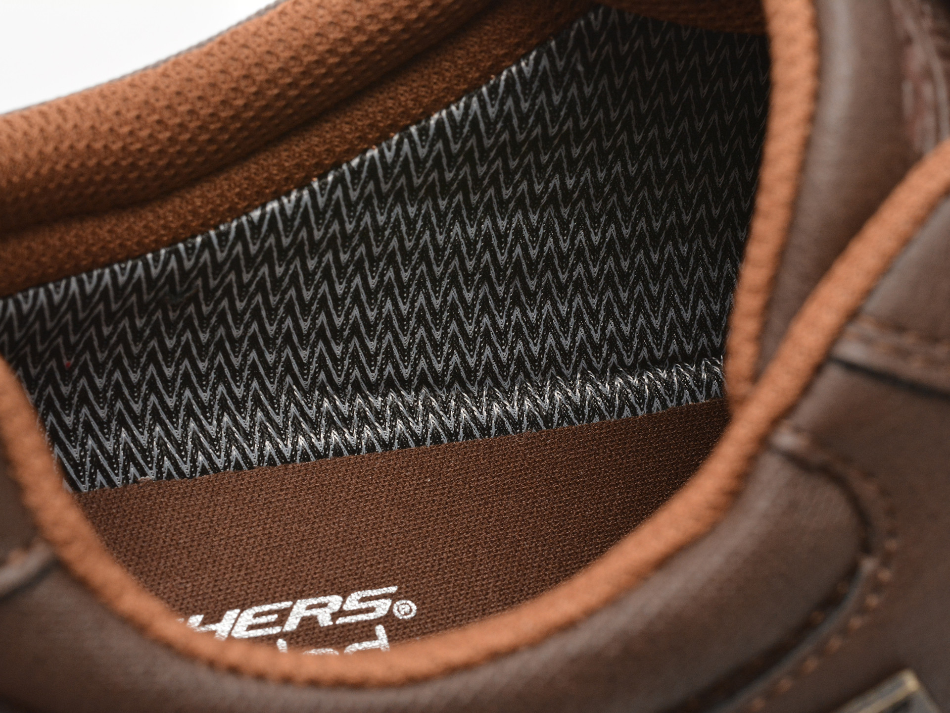 Pantofi sport SKECHERS maro, CAVELL, din piele ecologica