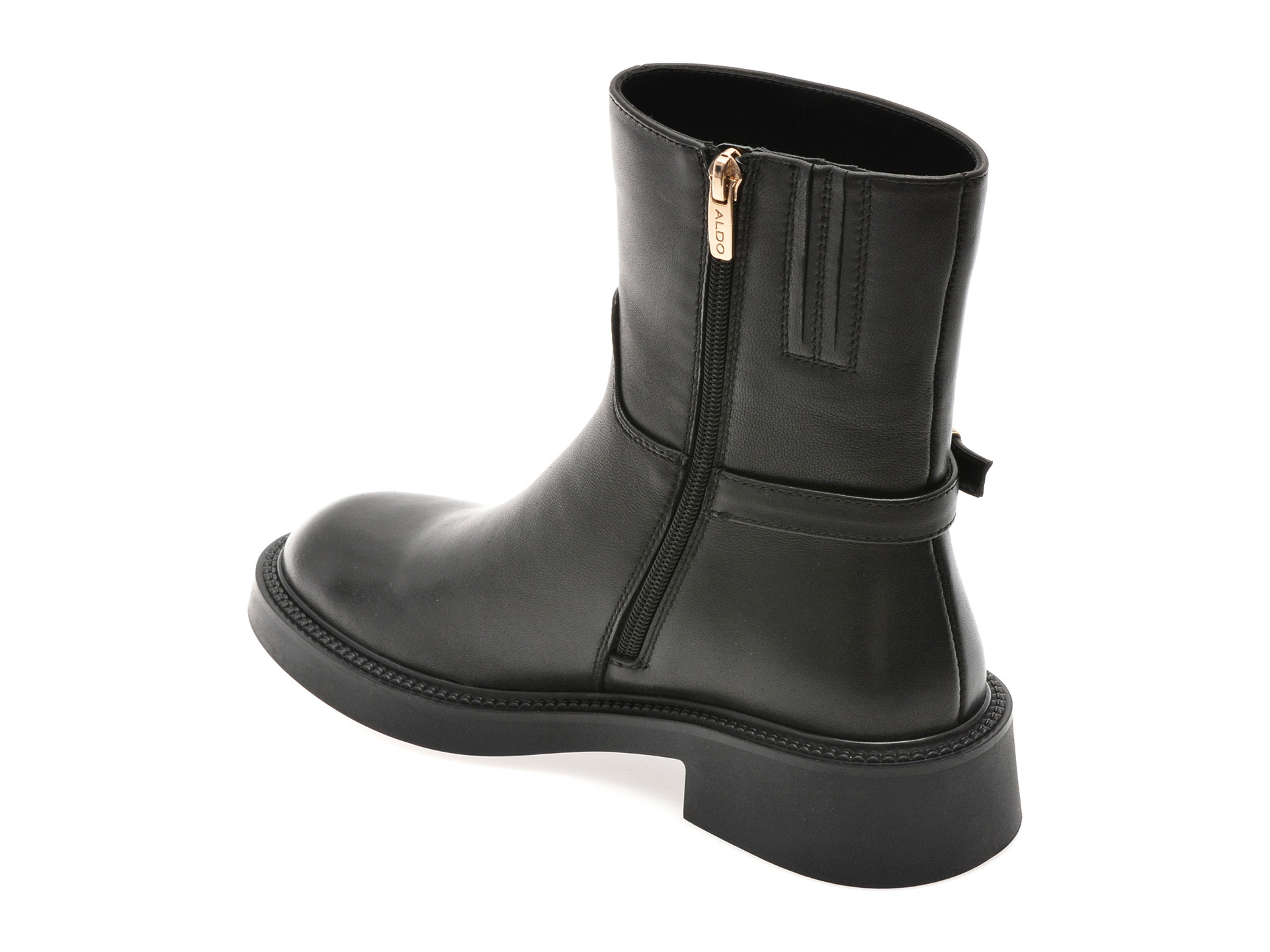 Ghete ALDO negre, B526, din piele naturala