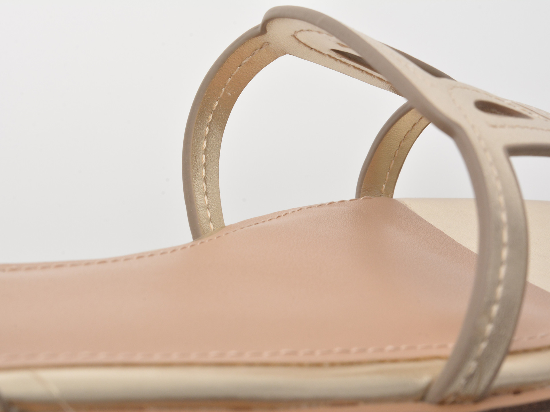 Sandale ALDO aurii, GREENGROVE 710, din piele naturala