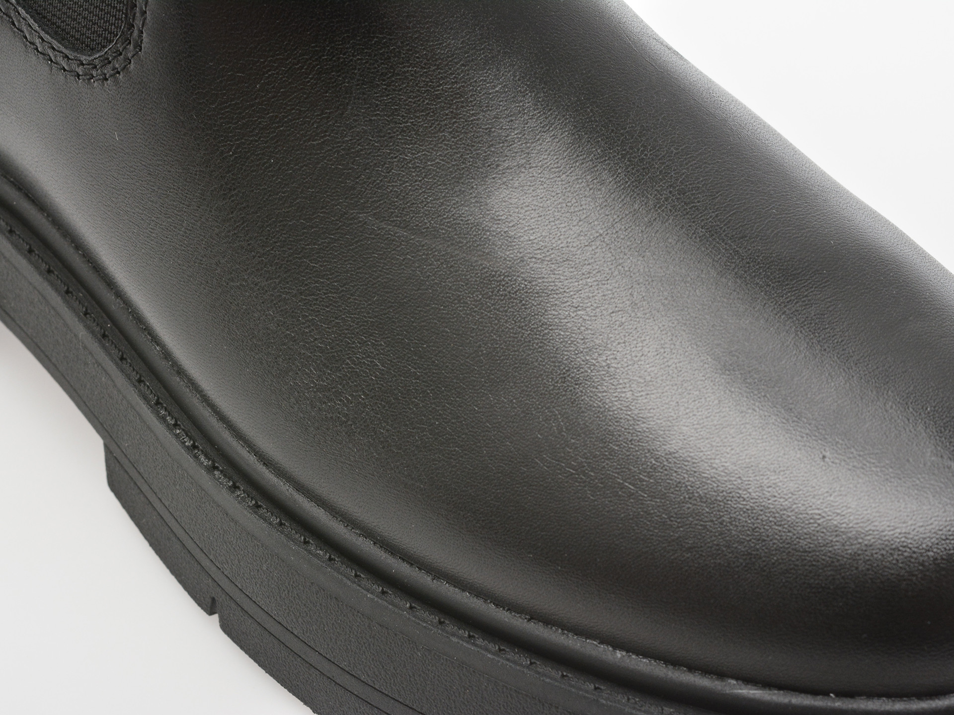 Ghete GEOX negre, D56VDA, din piele naturala