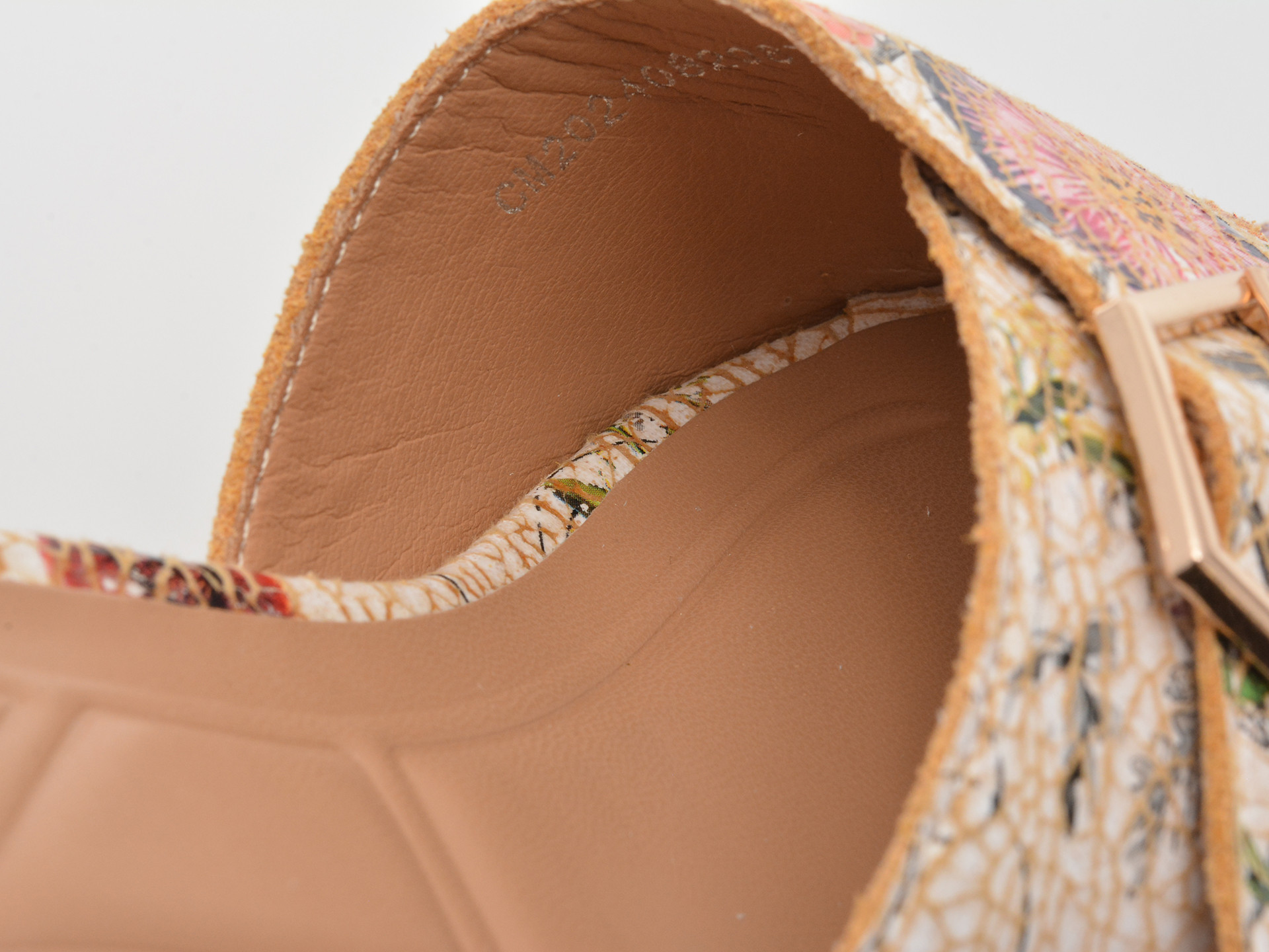 Papuci EPICA bej, 82987, din piele naturala