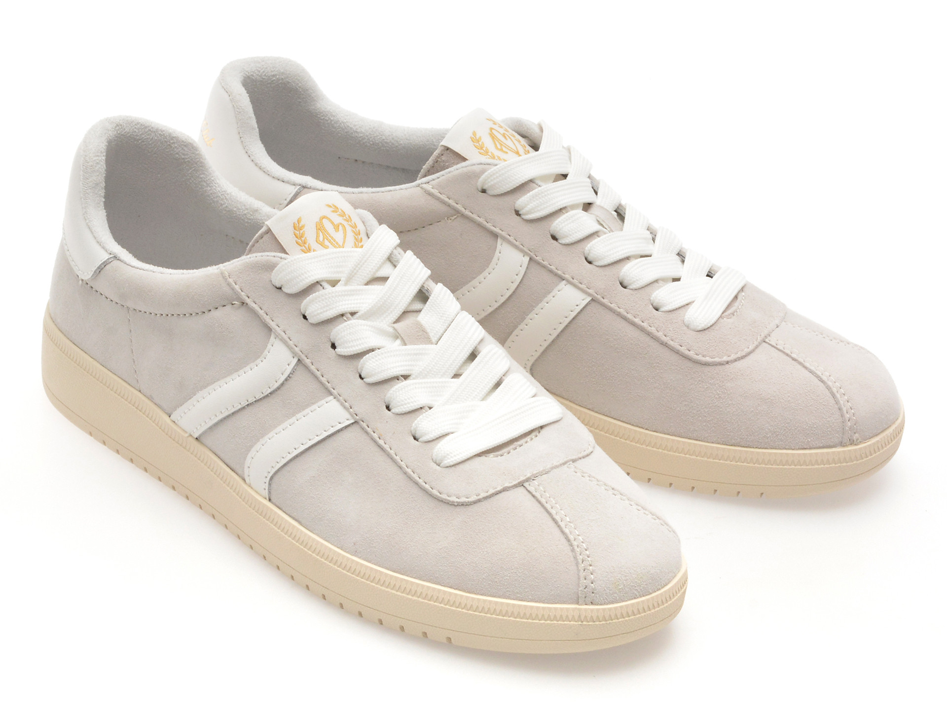 Pantofi sport ALDO gri, CHICSNEAKER 050, din piele intoarsa